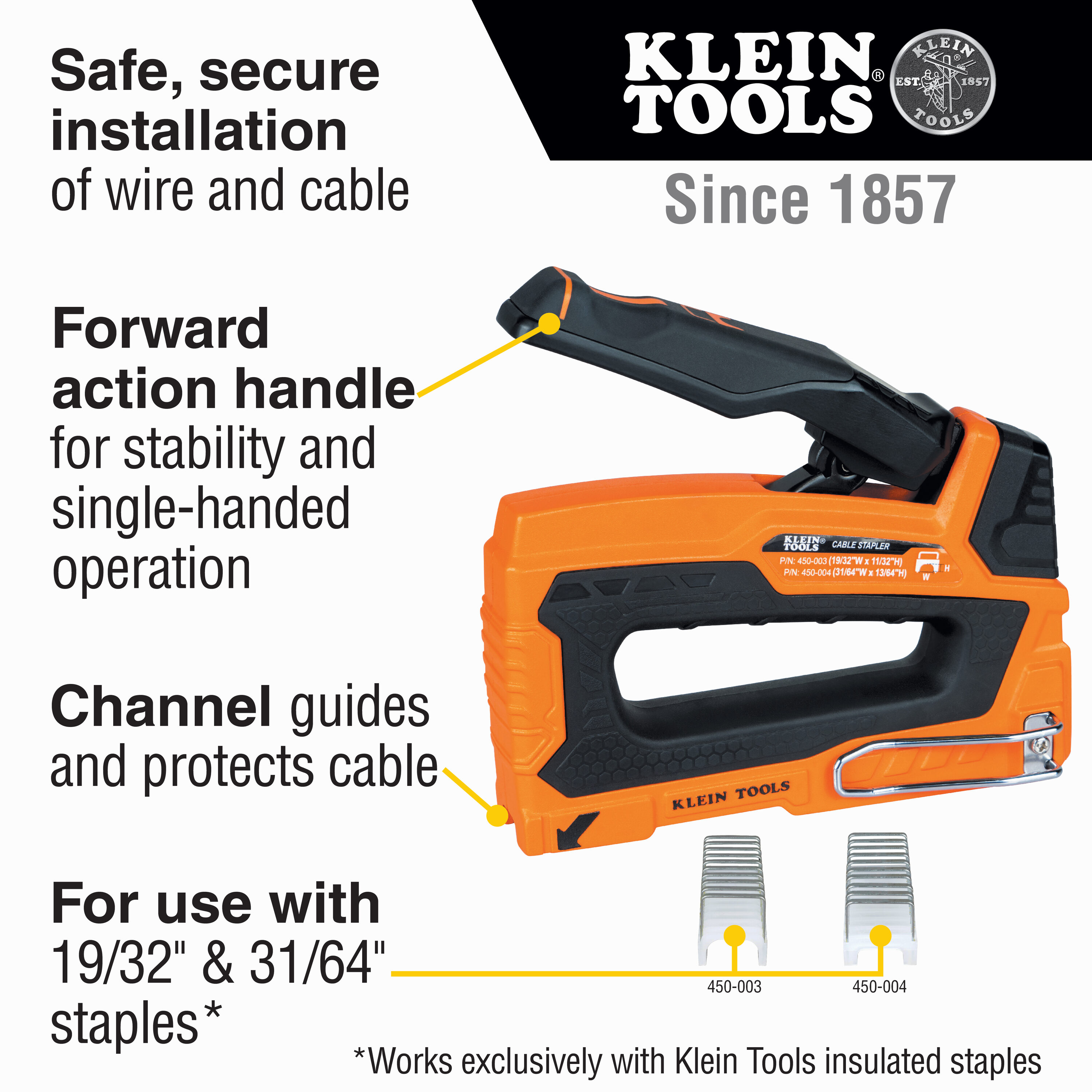 Klein Tools 450003 Electrical-Staples - View #2