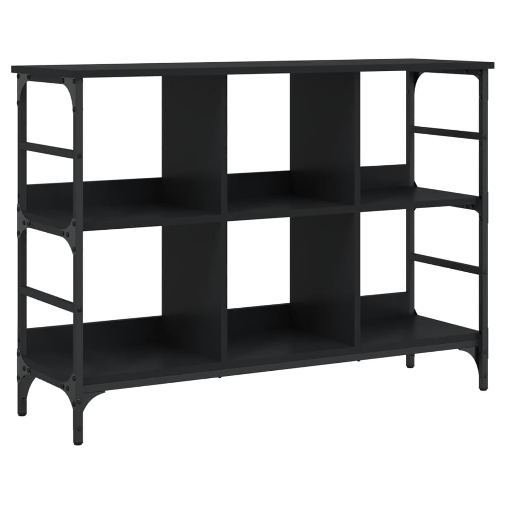 vidaXL SideboardBlackEngineeredwoodMetal40.2x12.6x28.9in