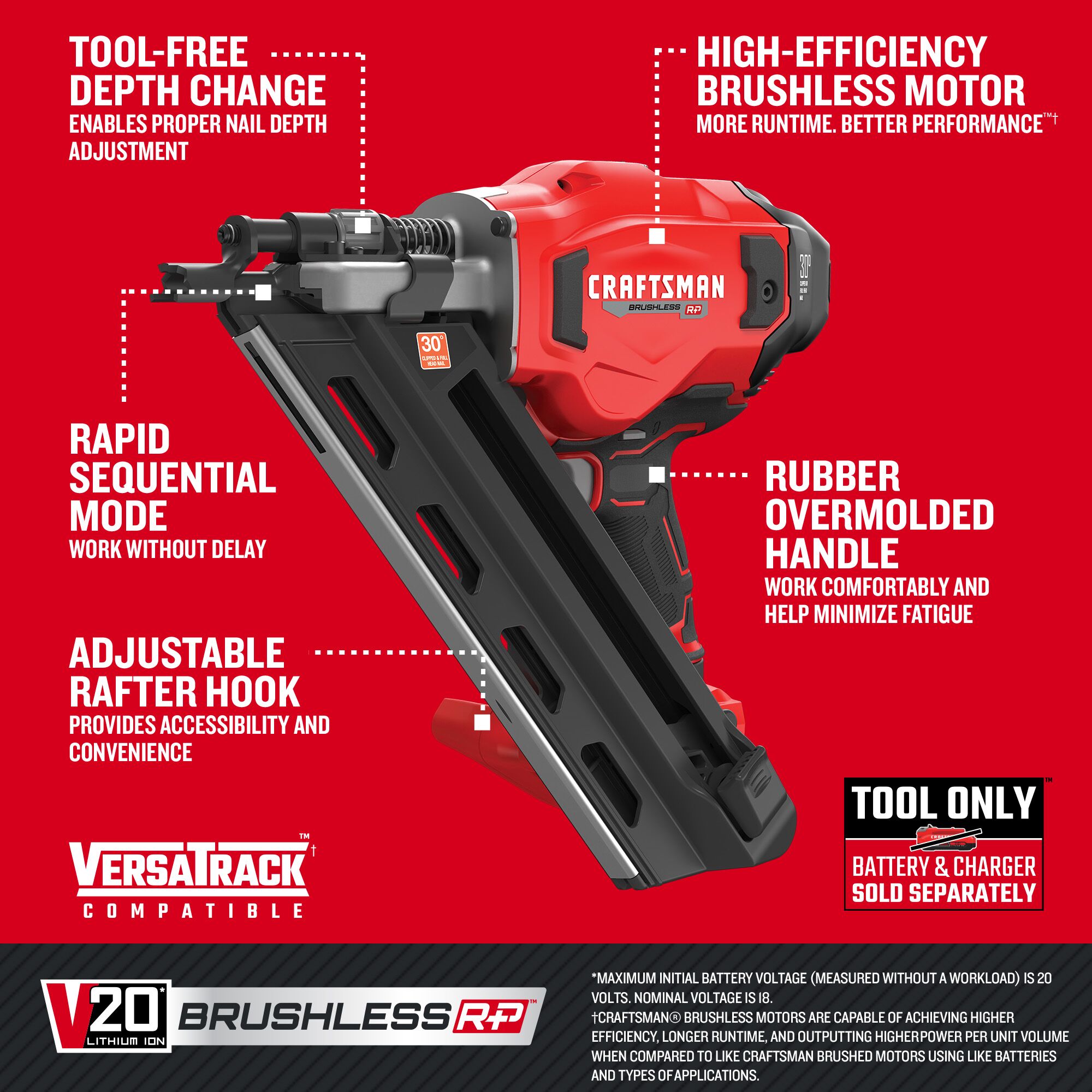 CRAFTSMAN CMCN630PTB Cordless-Nailer - View #2