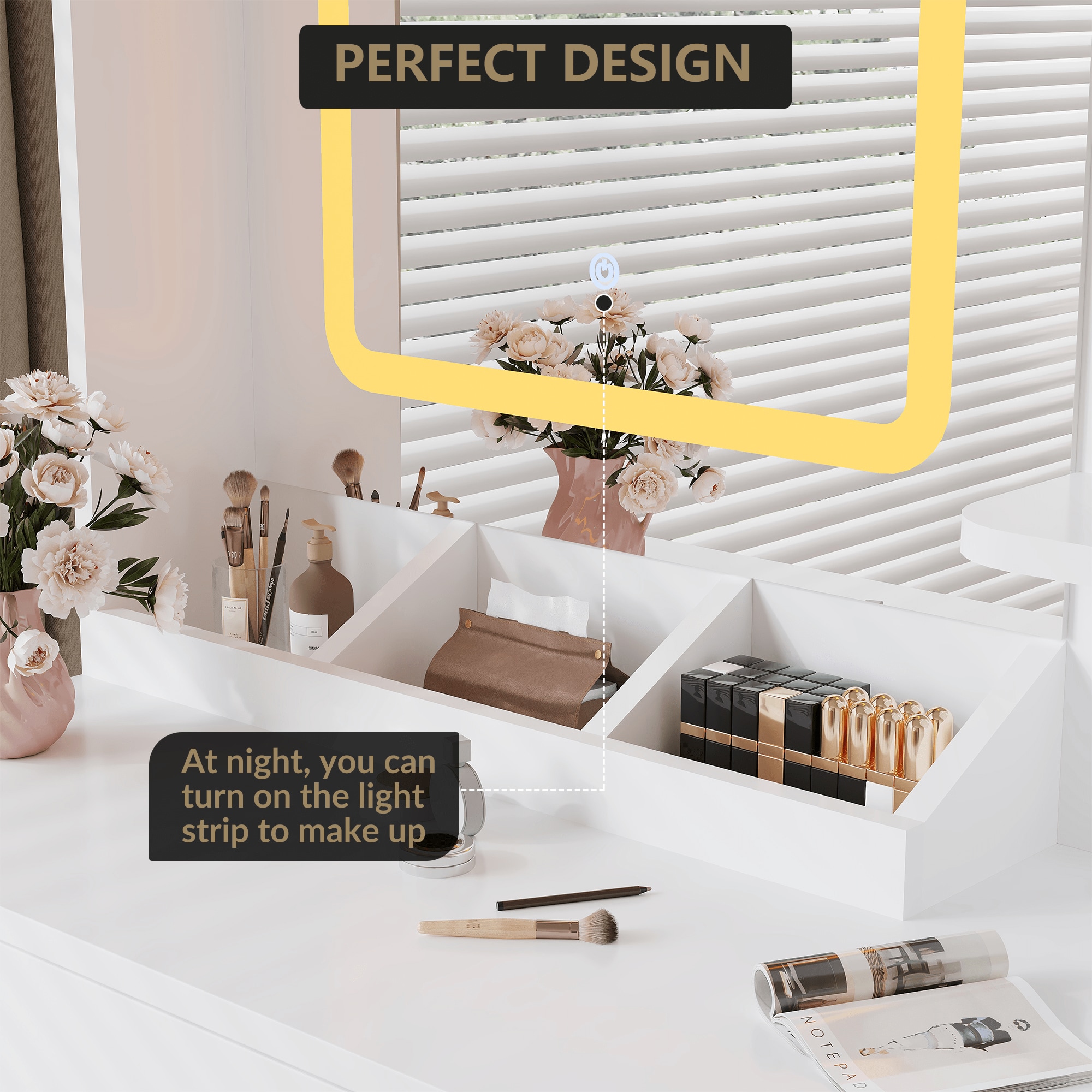 Qeetex SUN-PHO-339J8K5P Bedroom-Vanities - View #4