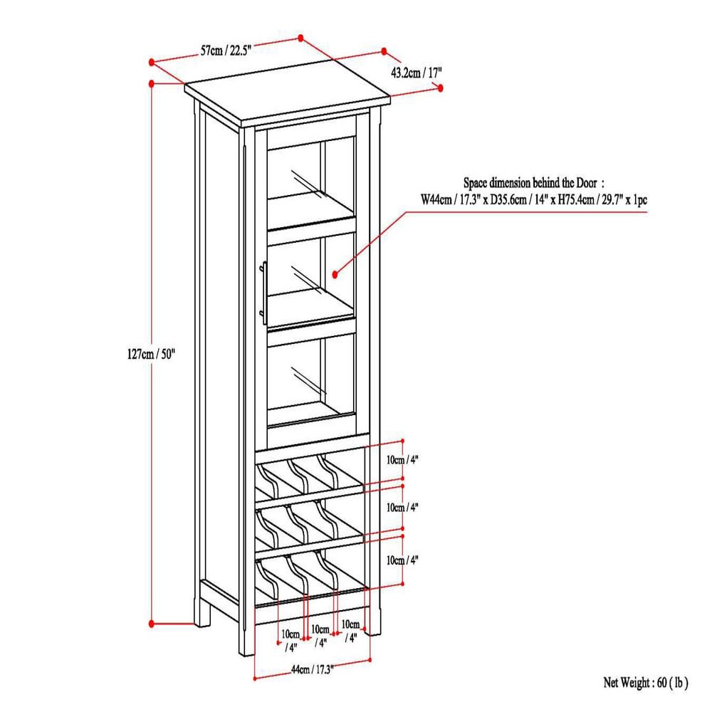 Simpli Home AXCAVA006-GR Wine-Racks - View #12