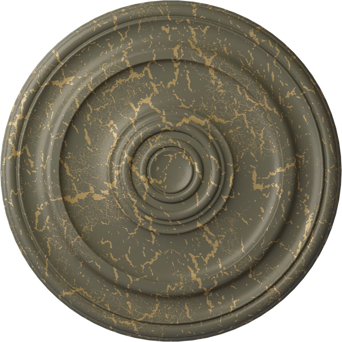 Ekena Millwork CM20KPWHC Kepler Traditional 19.75-in W x 19.75-in L Witch Hazel Crackle Polyurethane Ceiling Medallion
