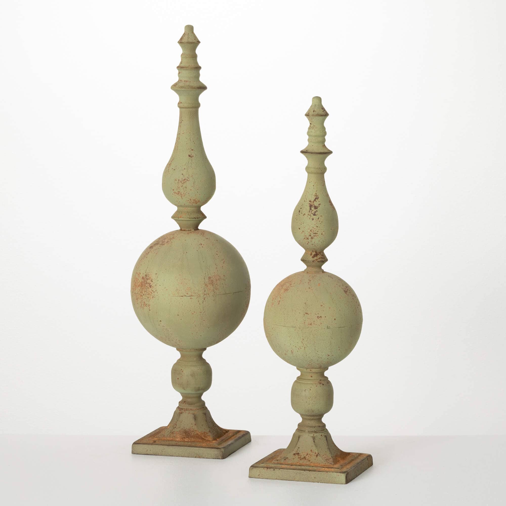 Sullivans MET2280 2 -Pack Brown Metal Farmhouse Decorative object