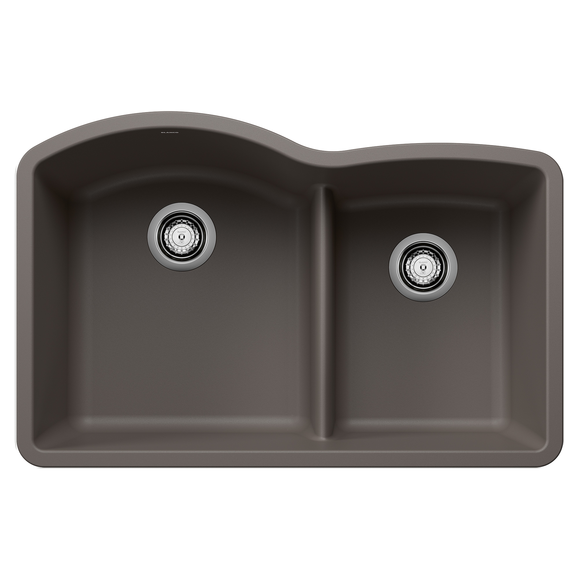 BLANCO 443102 Diamond Undermount 32.07-Inches x 20.92-Inches Granite Double offset bowl Kitchen Sink