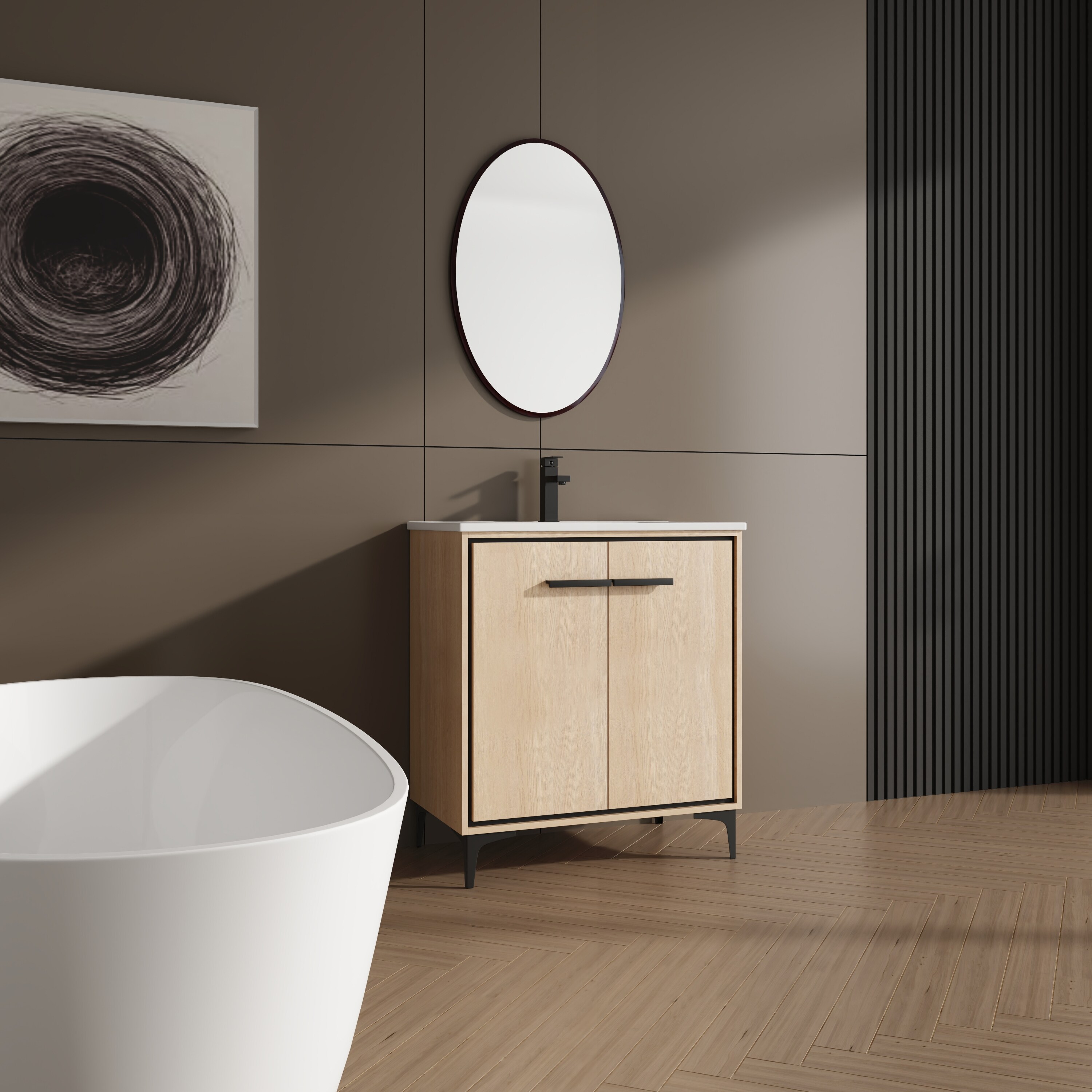 WELLFOR GLEM-S00024 Bath-Vanity-Combo - View #12