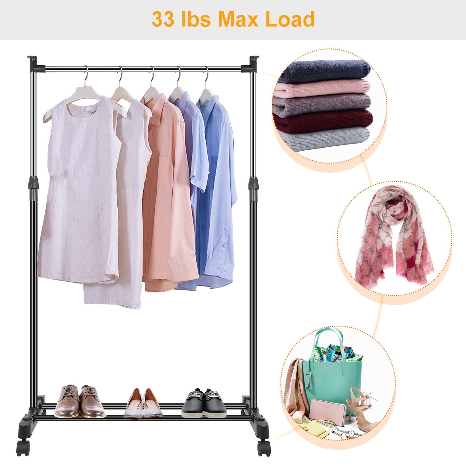 JUSHUA FL-7RKT8J Garment-Racks - View #4