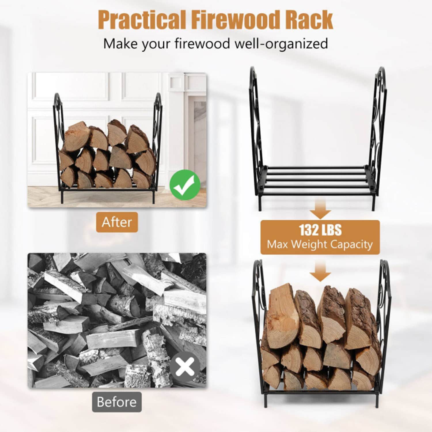 Mondawe MO-HV10307 Firewood-Storage - View #3