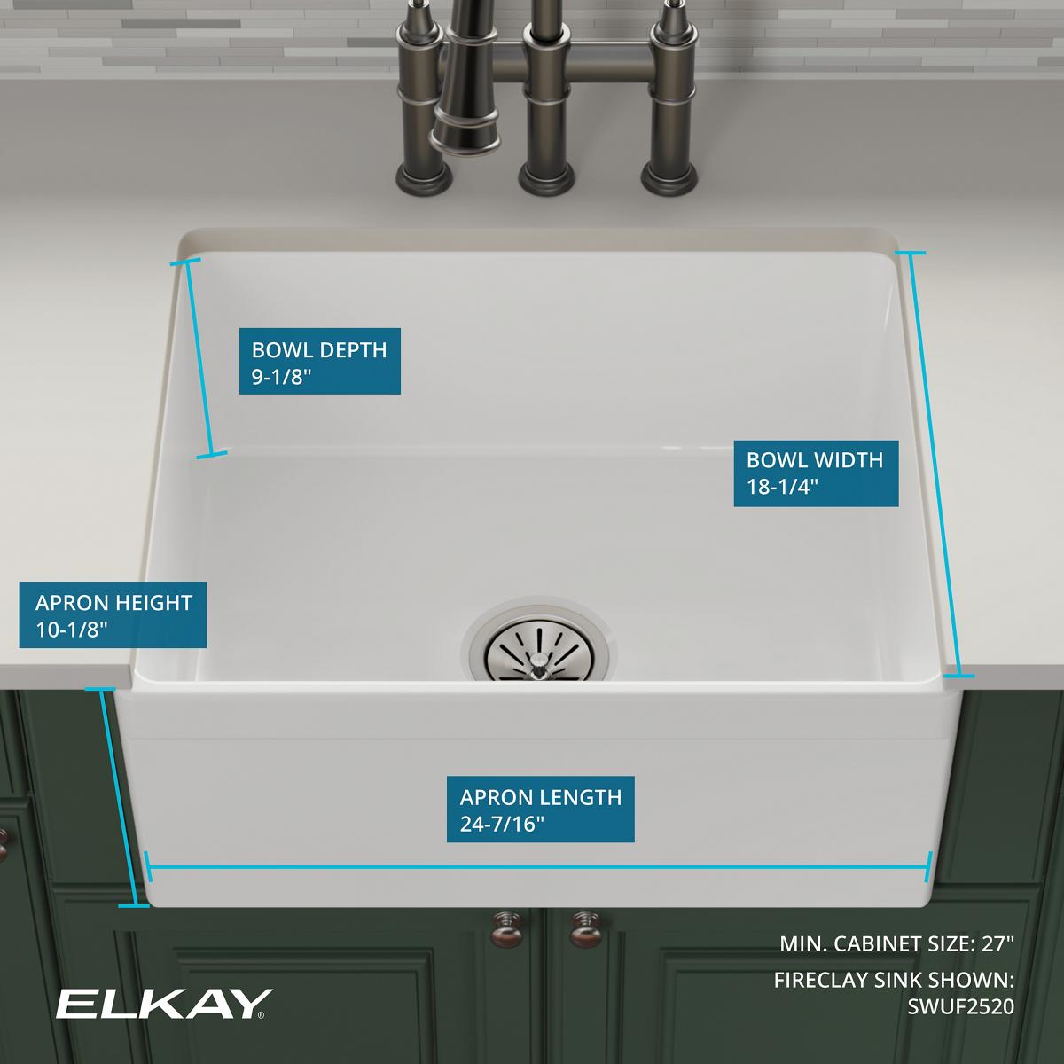 Elkay SWUF2520WH Kitchen-Sinks - View #4