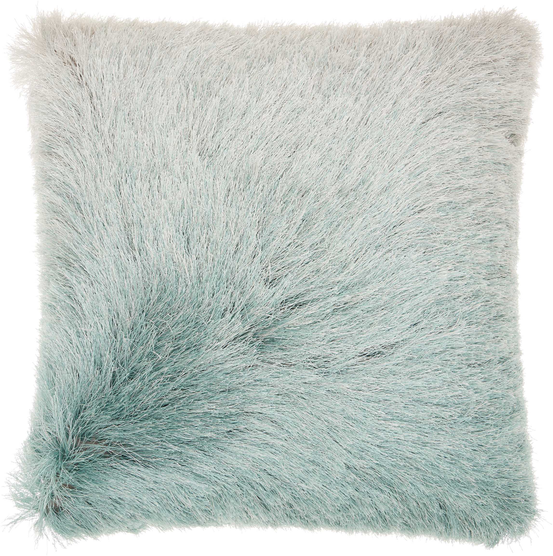 Mina Victory 798019054595 Illusion 20-in x 20-in Green Square Indoor Decorative Pillow