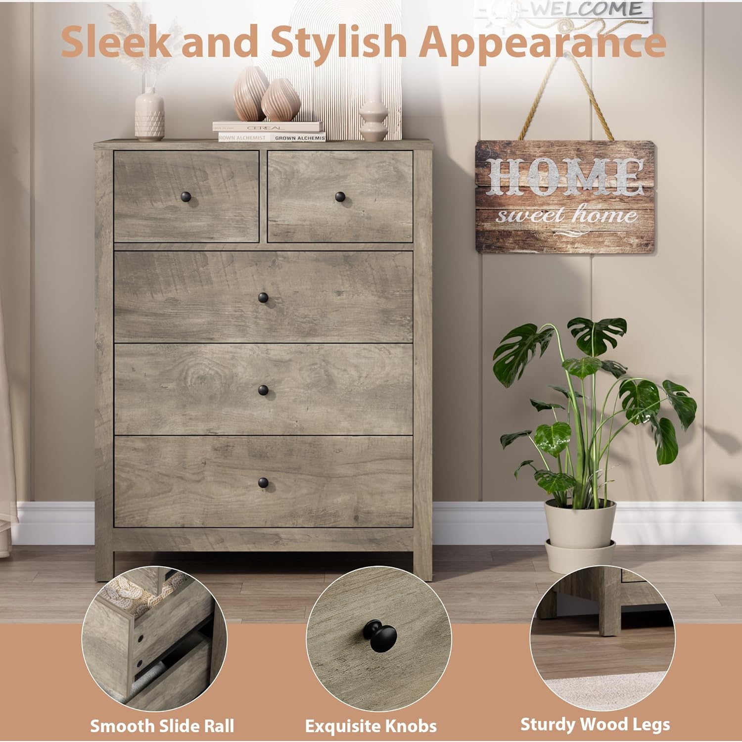 Qeetex DHZ-PHO-34KXGC8S dressers - View #5