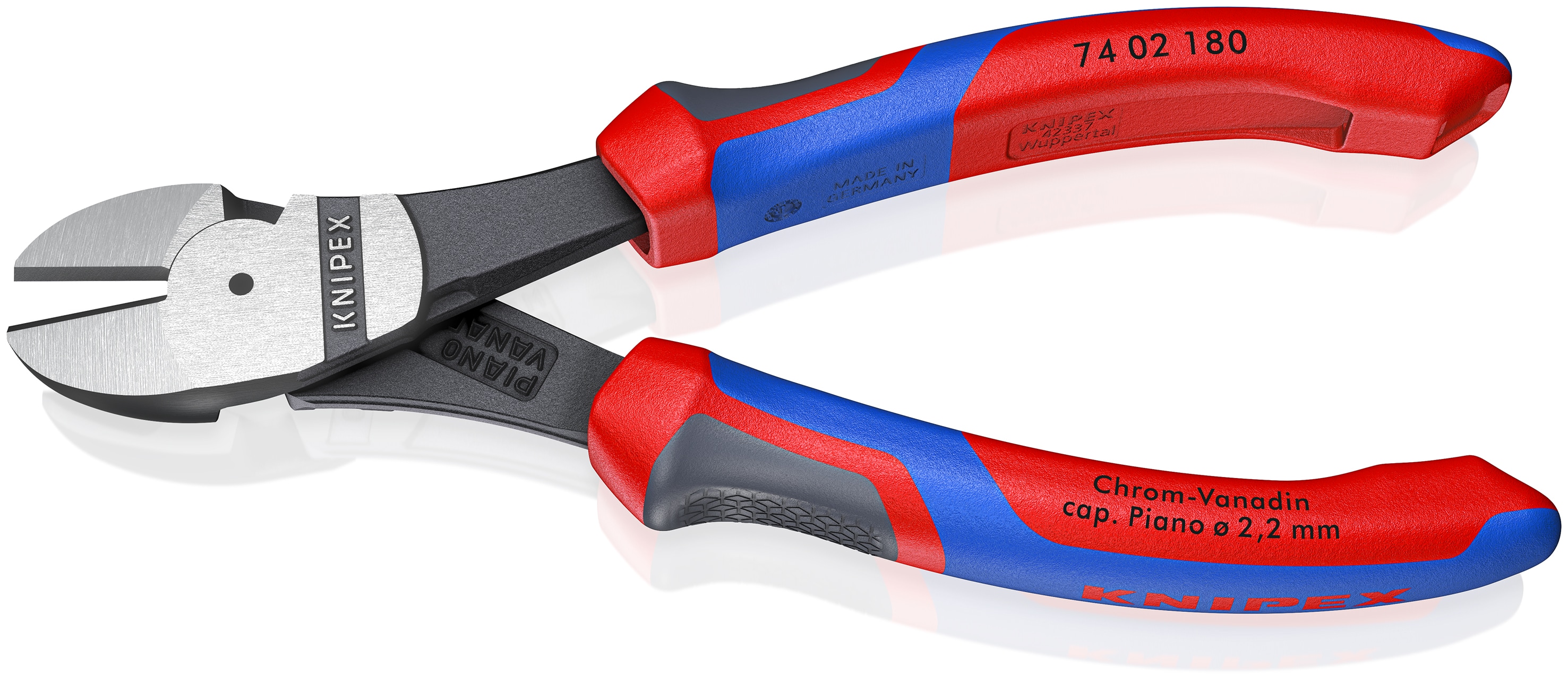 KNIPEX 74 02 180 sidecutters - View #2