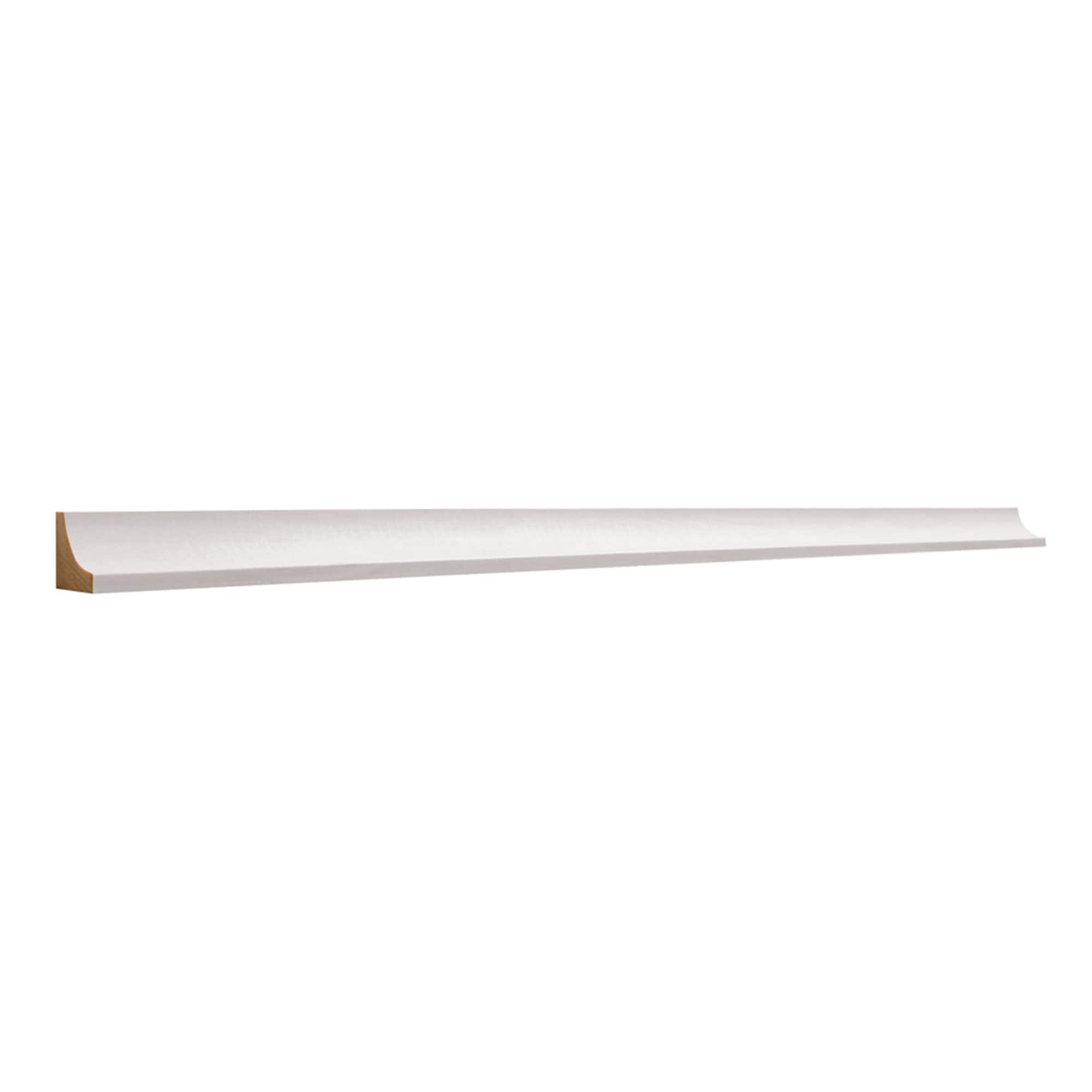allen + roth 1008FJPWH Craftsman 11/16-in x 8-ft Painted Pine 100 Cove Moulding