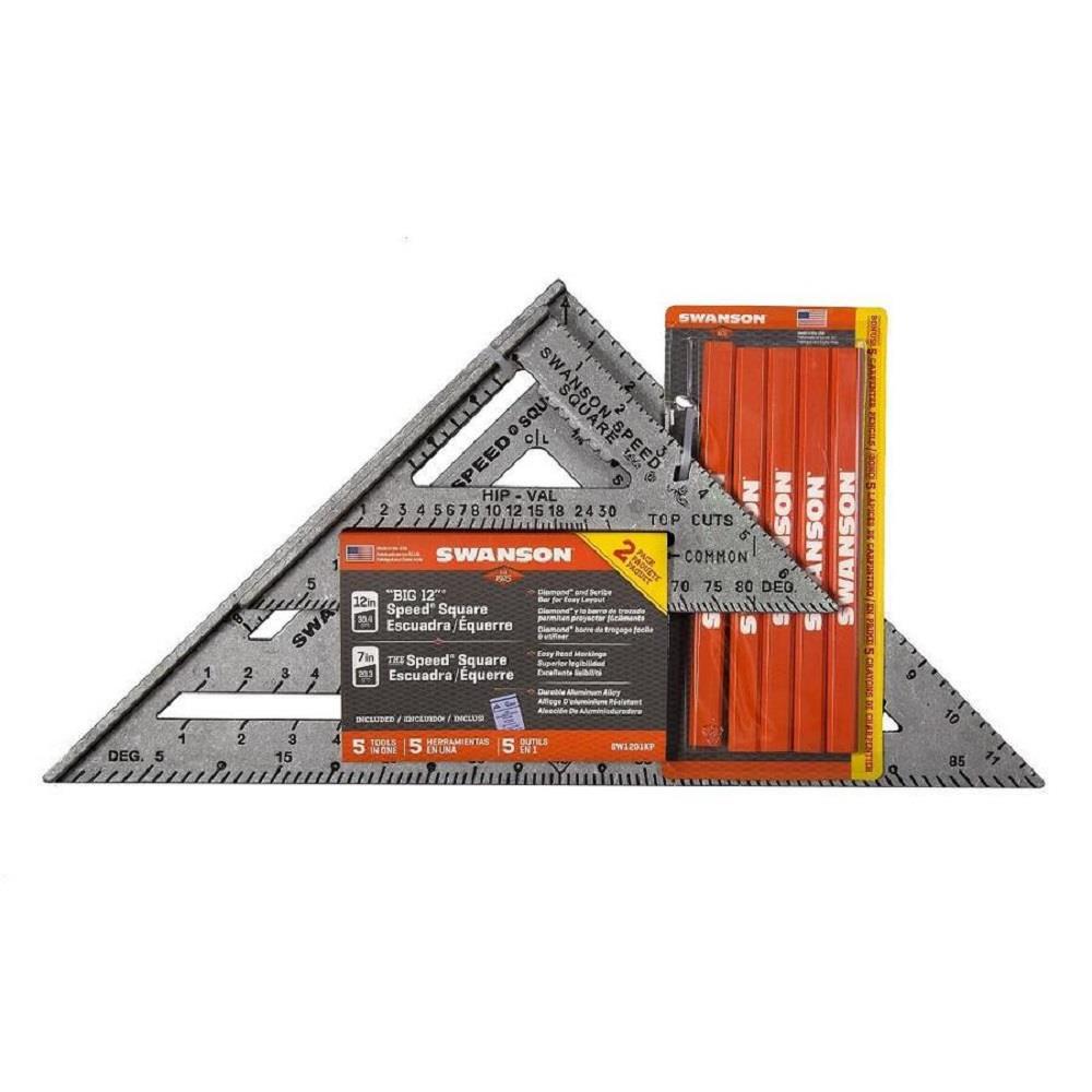 Swanson Tool Company SW1201KP Speed Square Bundle