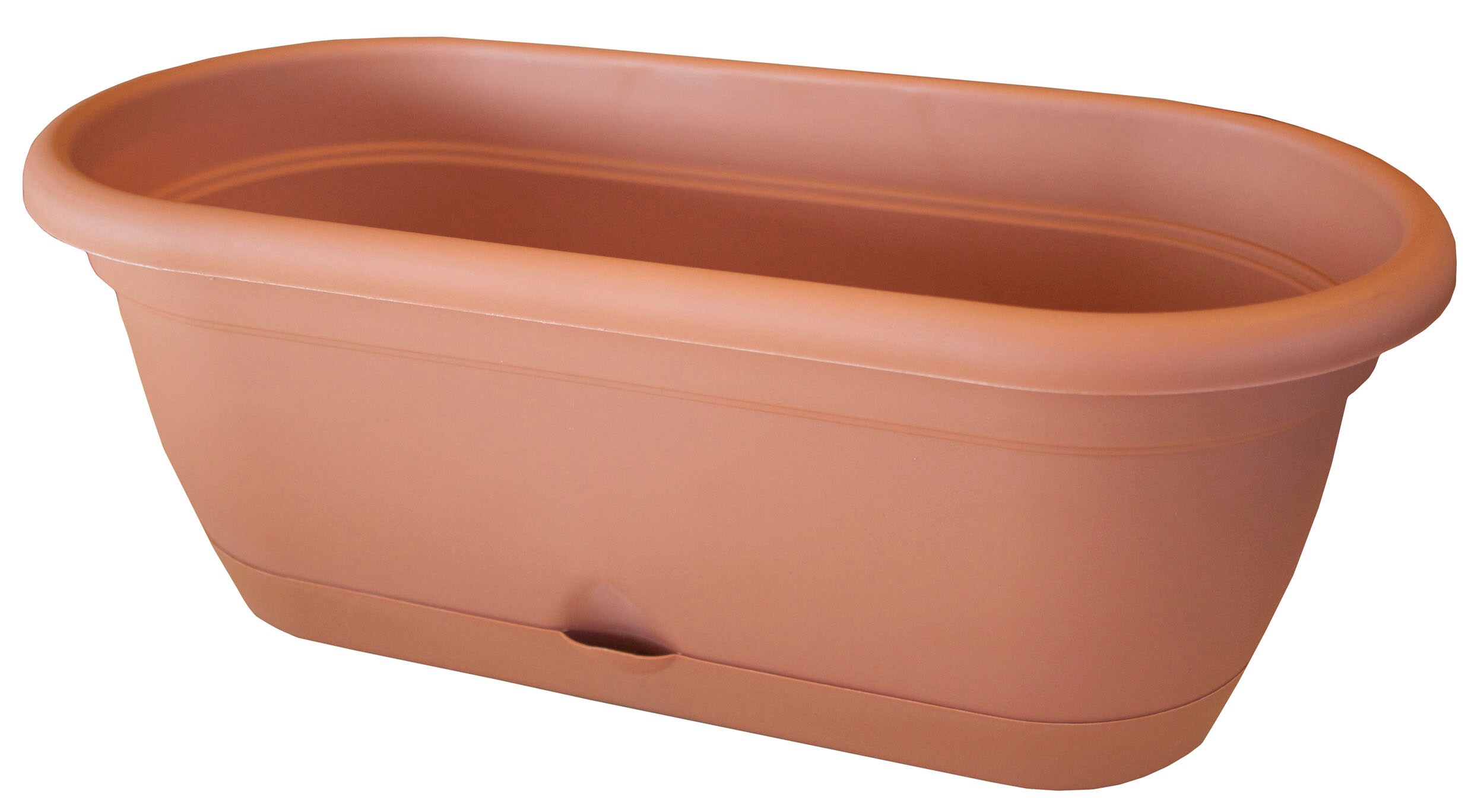 Bloem Medium (8-25-Quart) Terra Cotta Plastic Self Watering Window Box ...