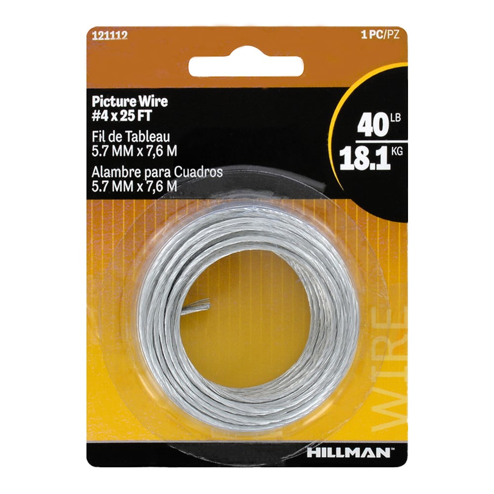 Hillman 121112 25' Picture Wire