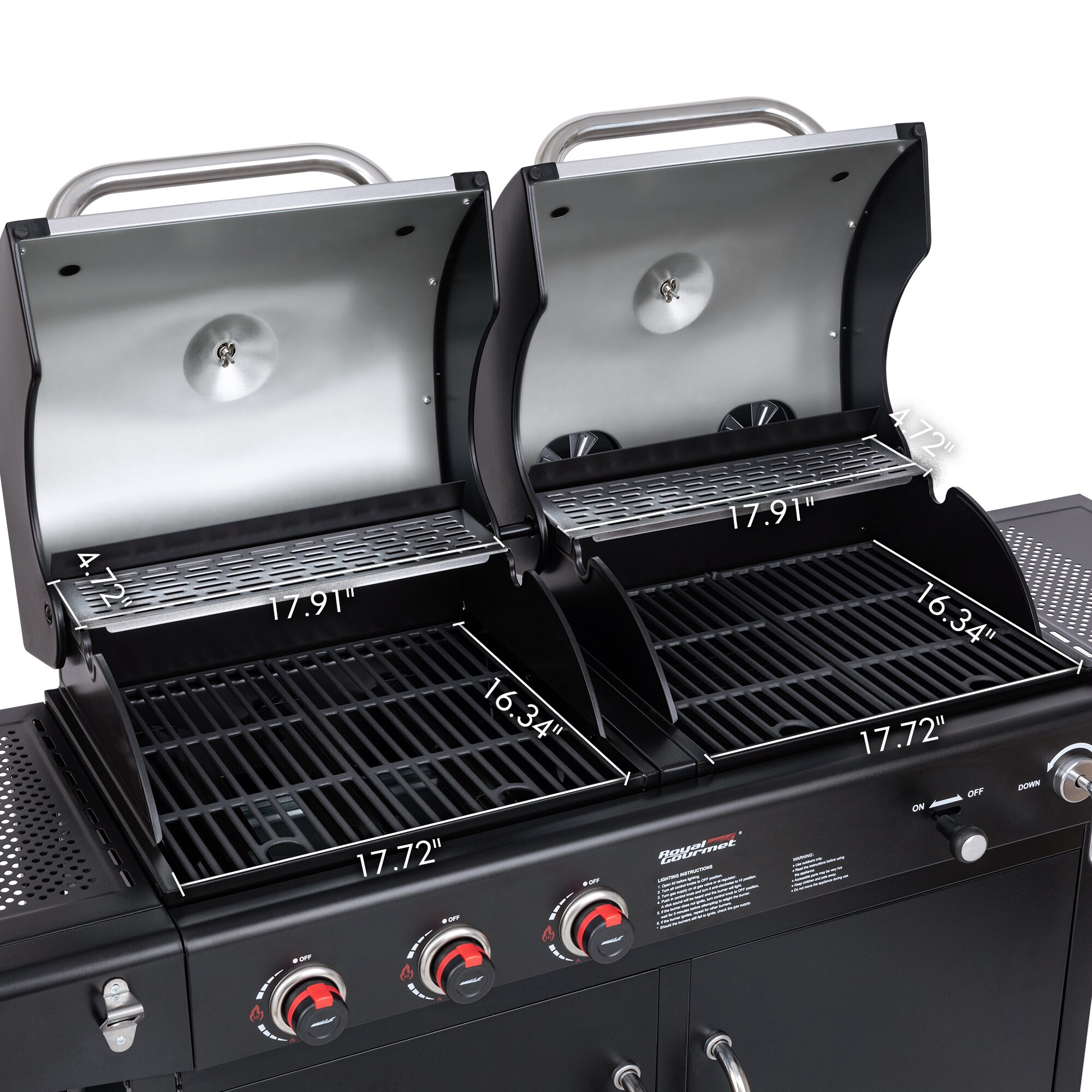 Royal Gourmet ZH3002N Combo-Grills - View #7
