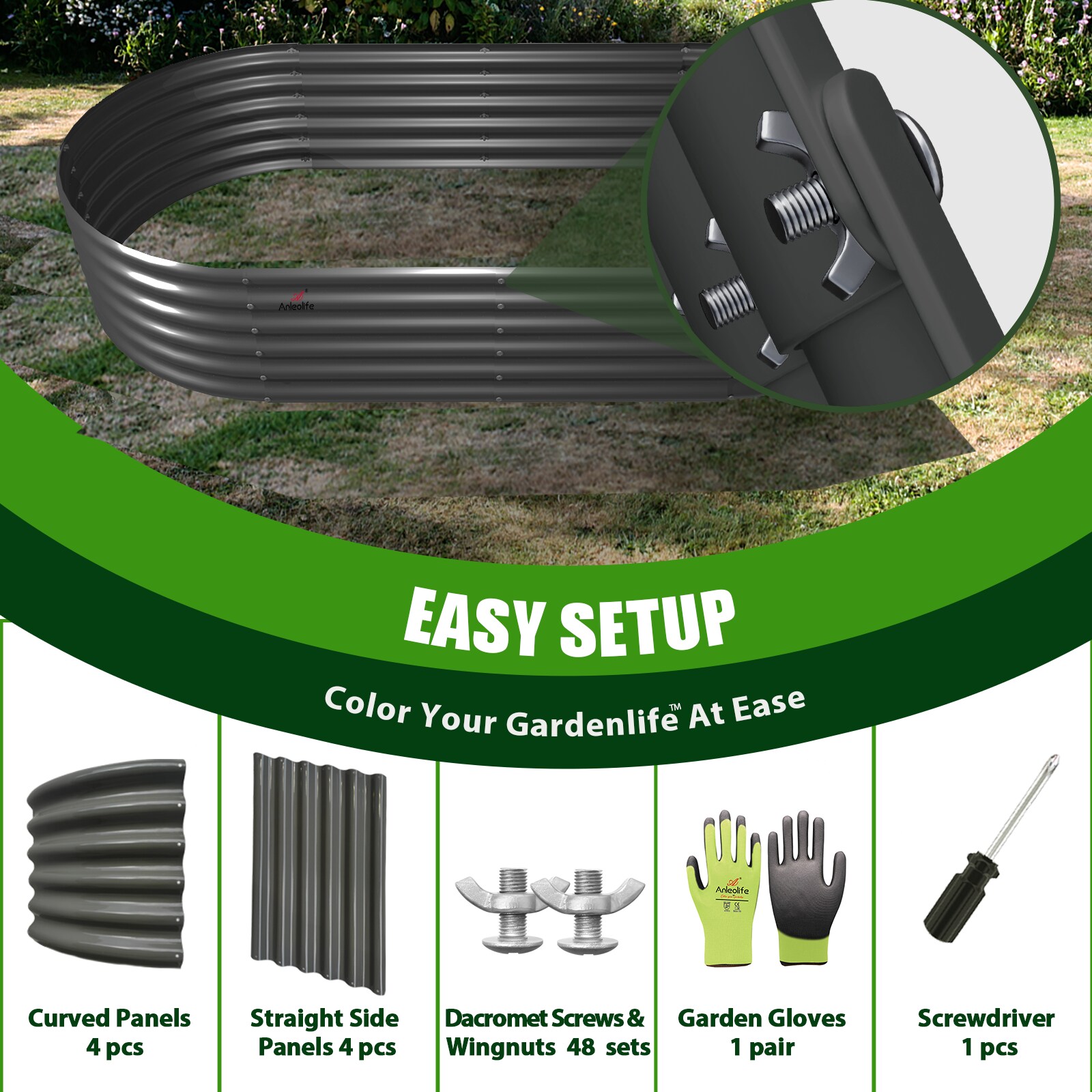 Runesay GARBED-14 Raised-Garden-Beds - View #3