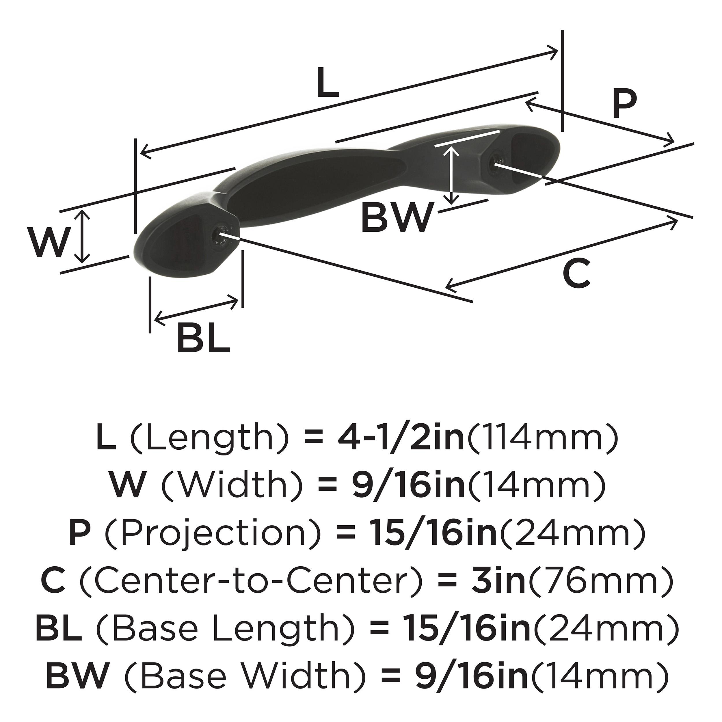 Amerock 10VMP21171ORB Cabinet-Pulls - View #4