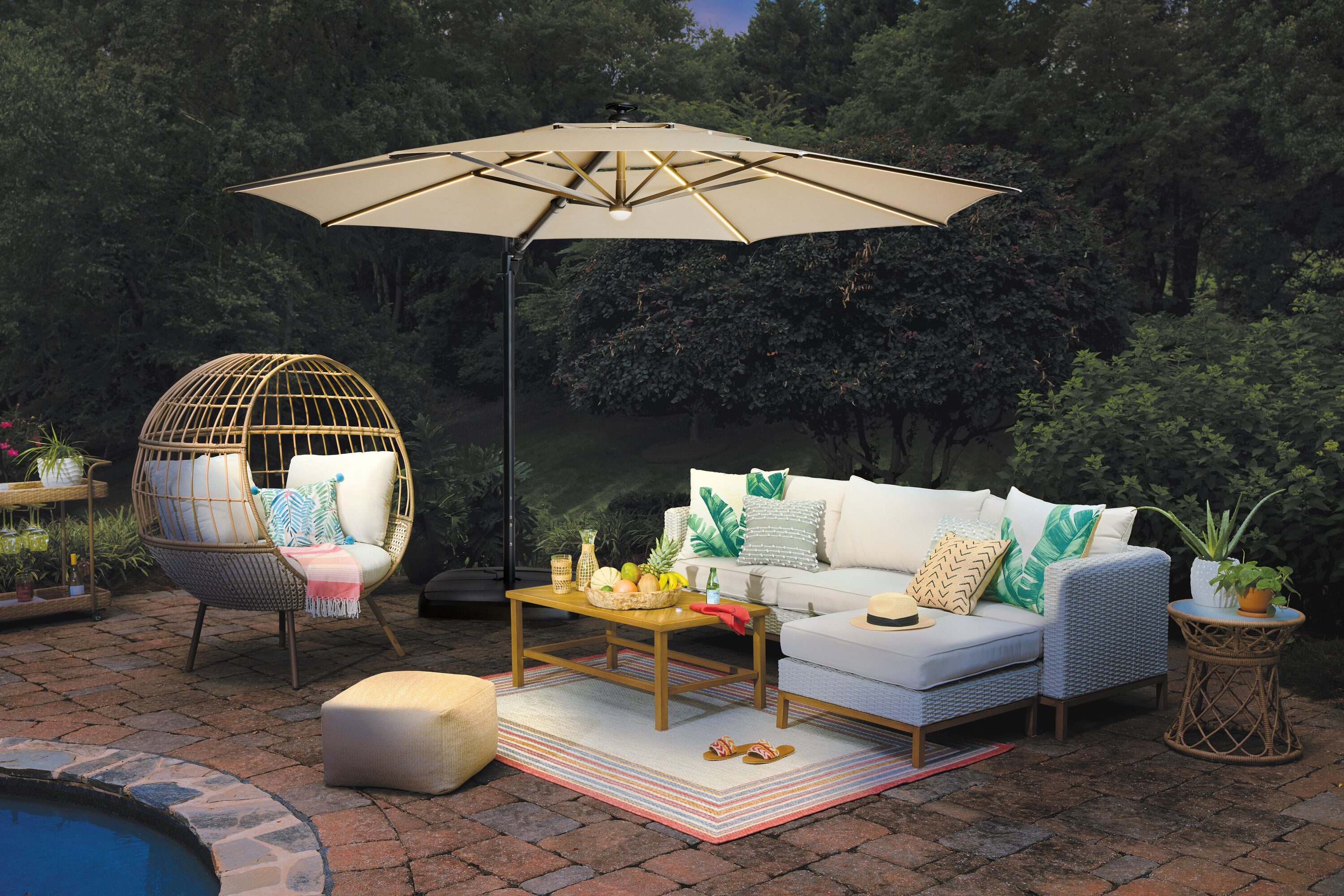 allen + roth AG75ADT2-ELSU-B-LS Umbrellas-2 - View #5