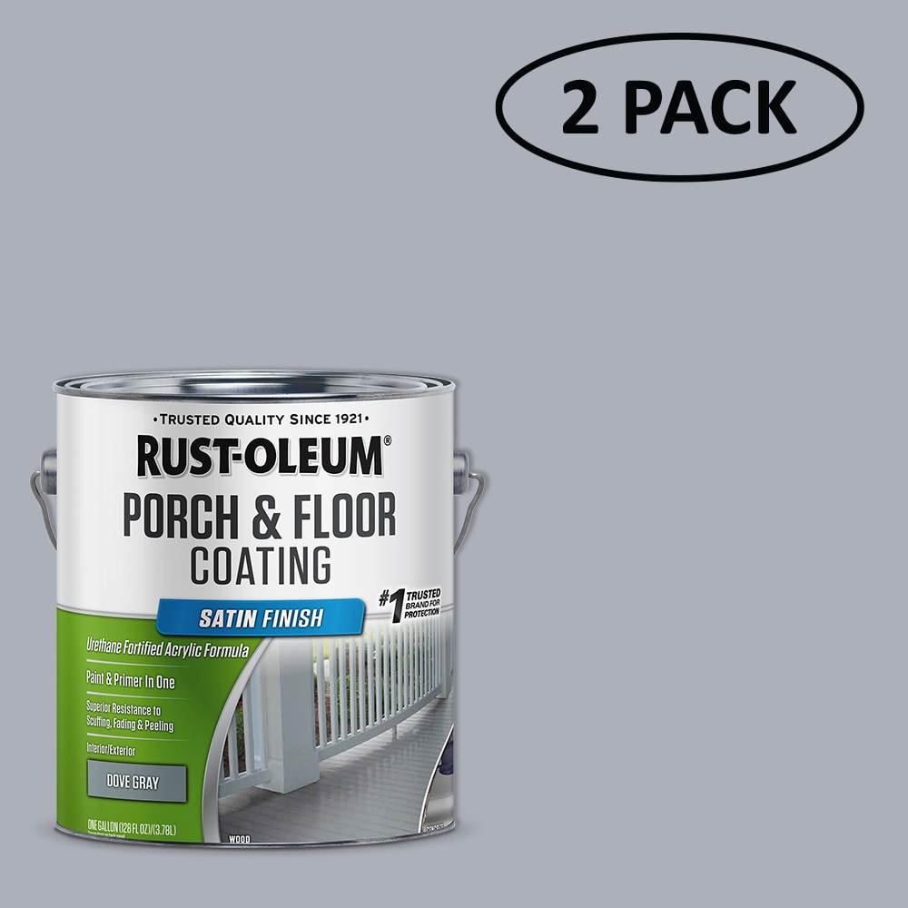 Rust-Oleum Porch and Floor Dove Gray Satin Interior/Exterior Porch and ...