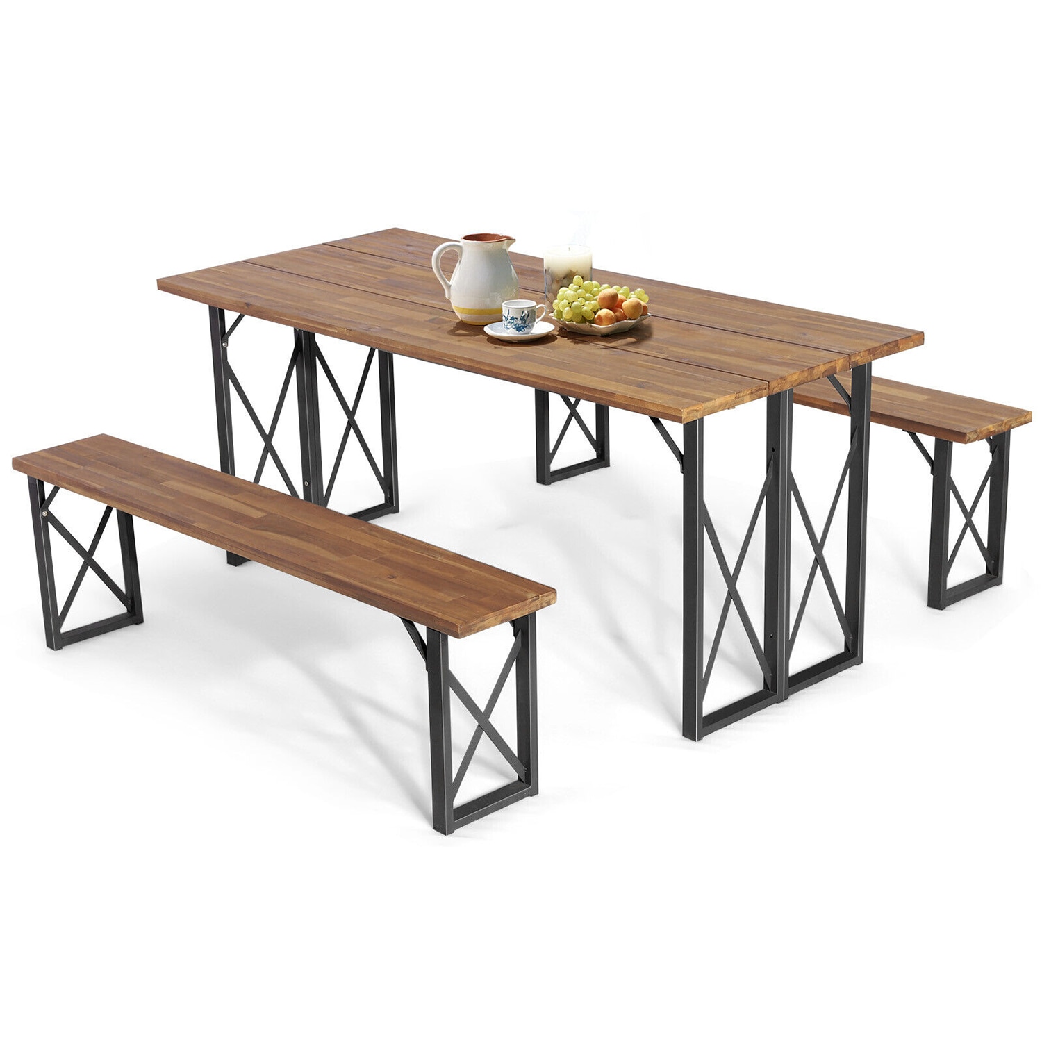 WELLFOR KC-HGY-55469+ Picnic-Tables - View #4