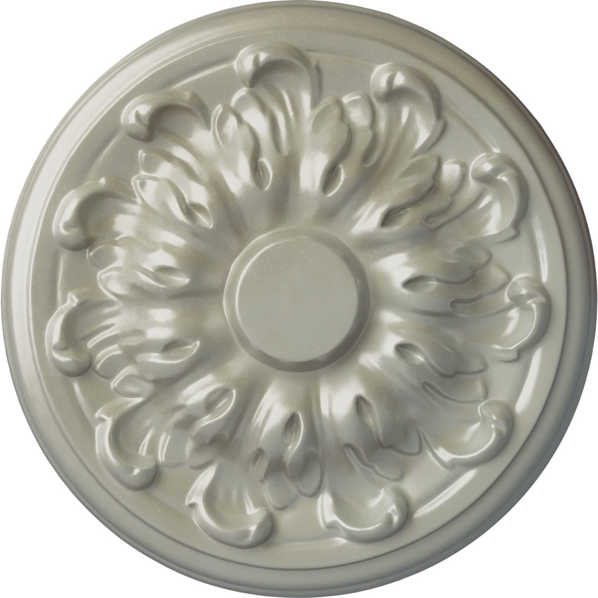 Ekena Millwork CM08MUFCS Millin 7.875-in W x 7.875-in L Painted Flash Copper Polyurethane Whole Ceiling Medallion
