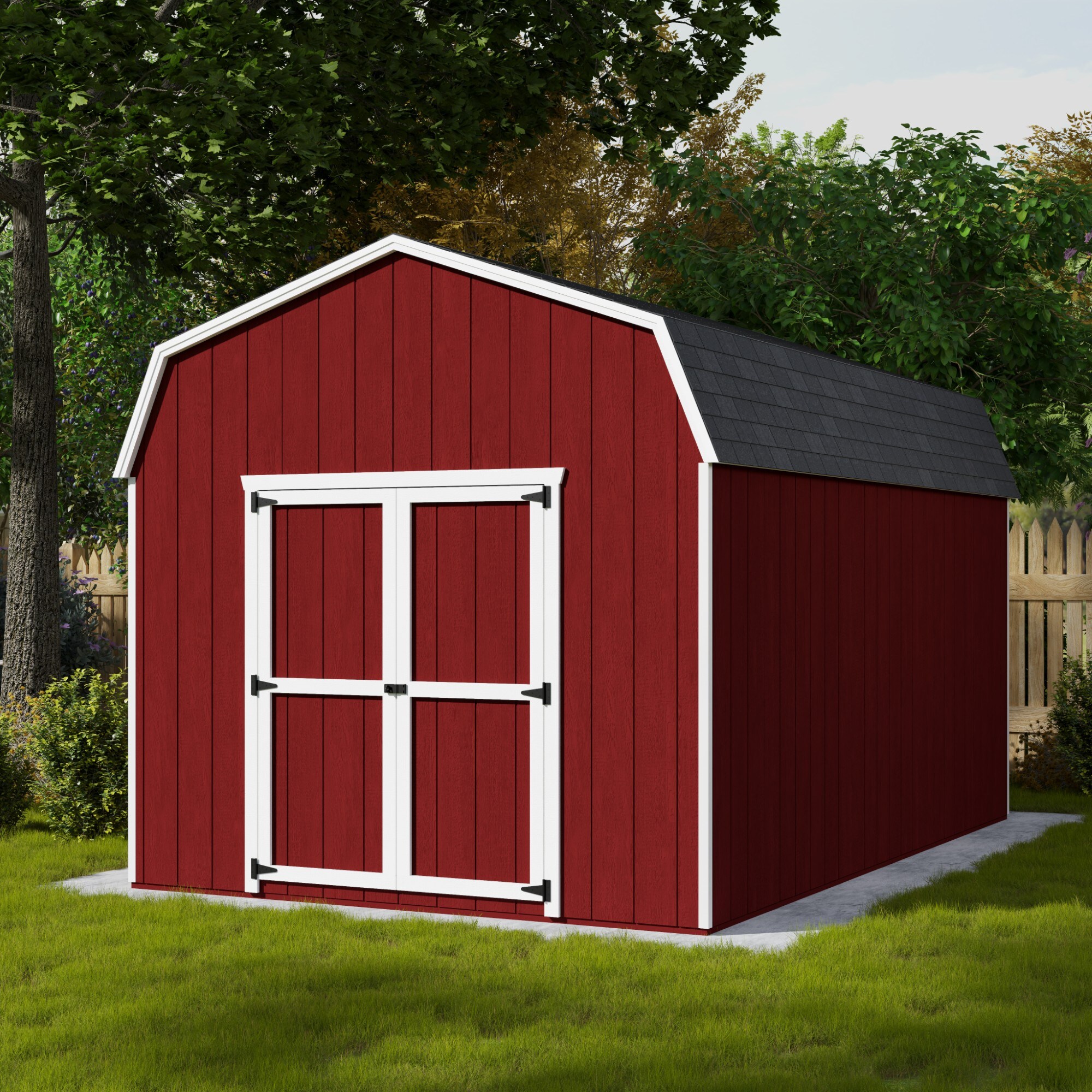 Little Cottage Co 10X16 VGB-6-PC Wood-Storage-Buildings - View #2