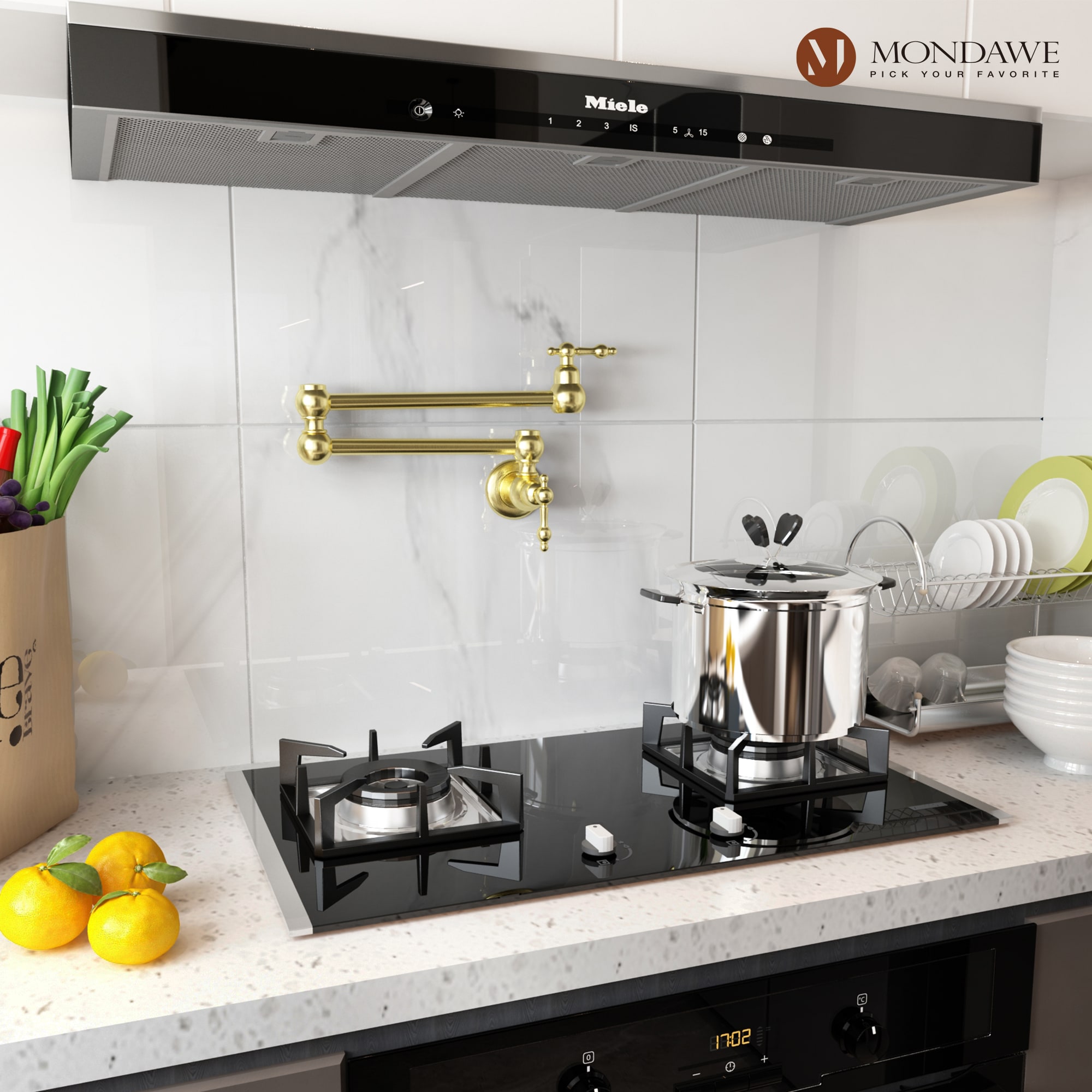 Mondawe OR-845G-DG Kitchen-Faucets - View #2