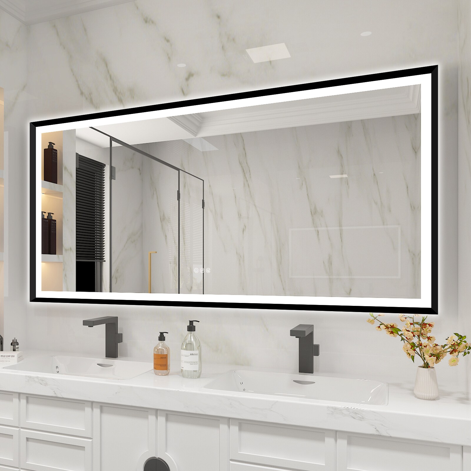 Forclover MRE-6F7236MB Framed-Bath-Mirrors - View #12
