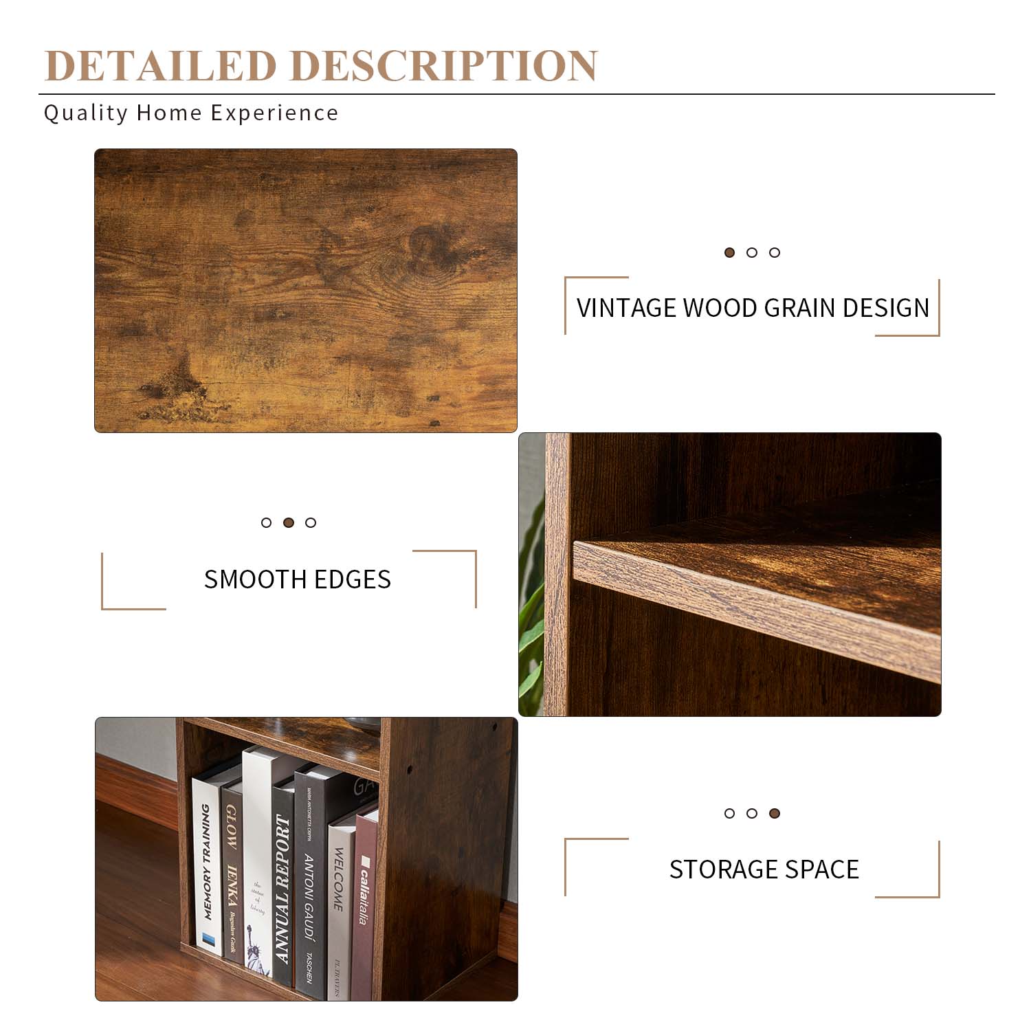 AOXUN LB09027BR bookcases - View #3