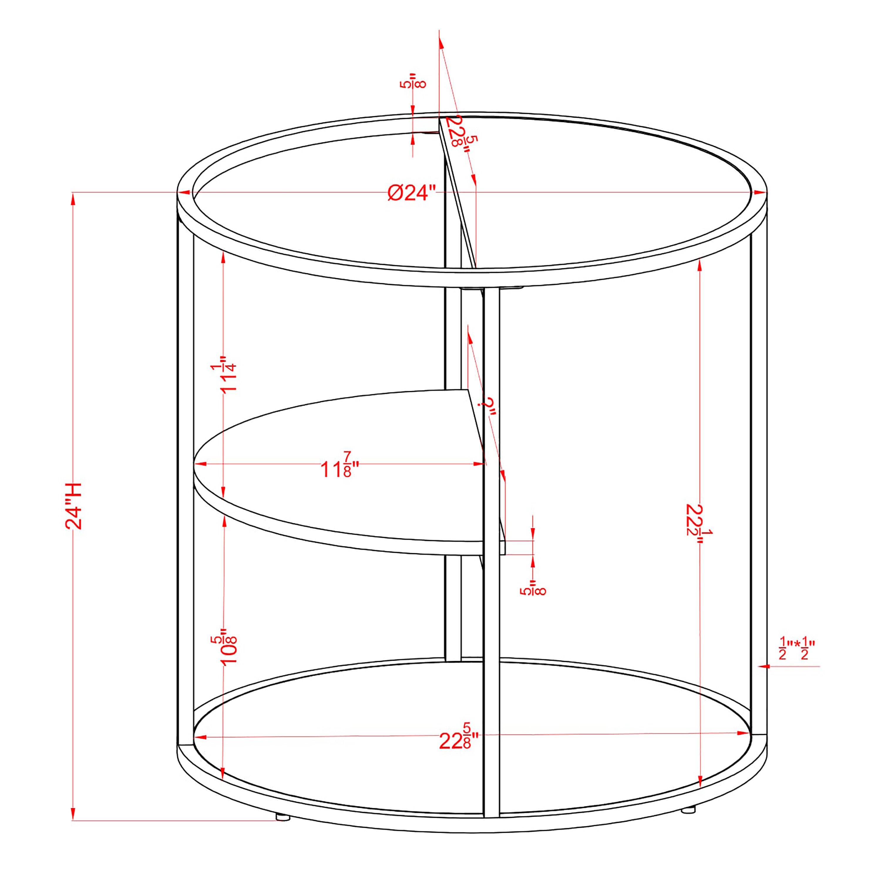 Furniture of America IDF-4396GY-E End-Tables - View #8