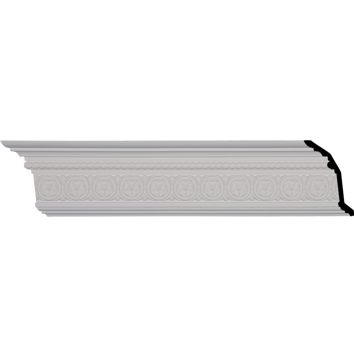Ekena Millwork MLD05X03X06WA Washington 6-1/2-in x 7-ft 10-1/2-in Primed Urethane Crown Moulding