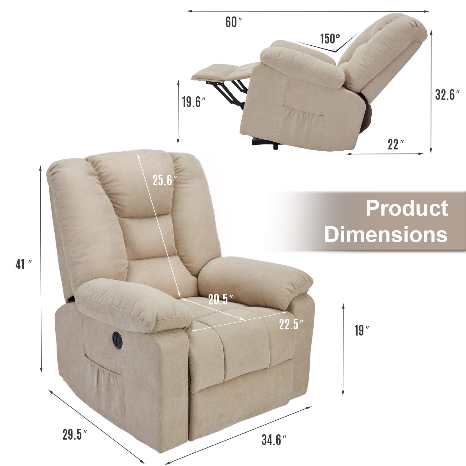 AECOJOY 13011UCR-LS01 recliners - View #2
