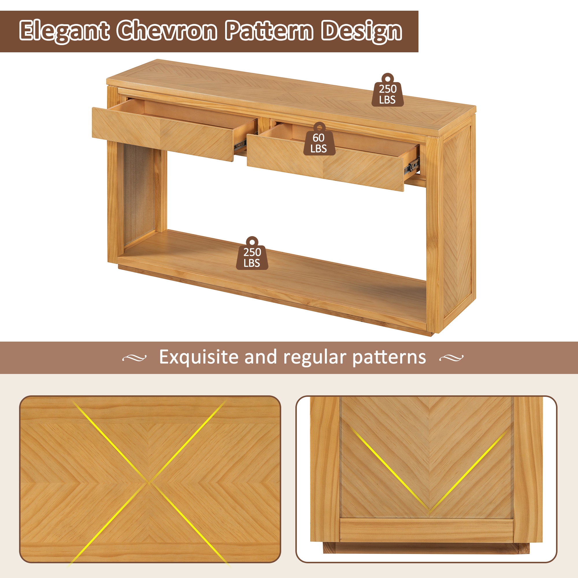 ModernLuxe N715P235096N Console-Sofa-Tables - View #4