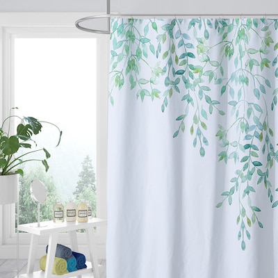Fl Shower Curtain, Botanical Shower Curtain Cotton