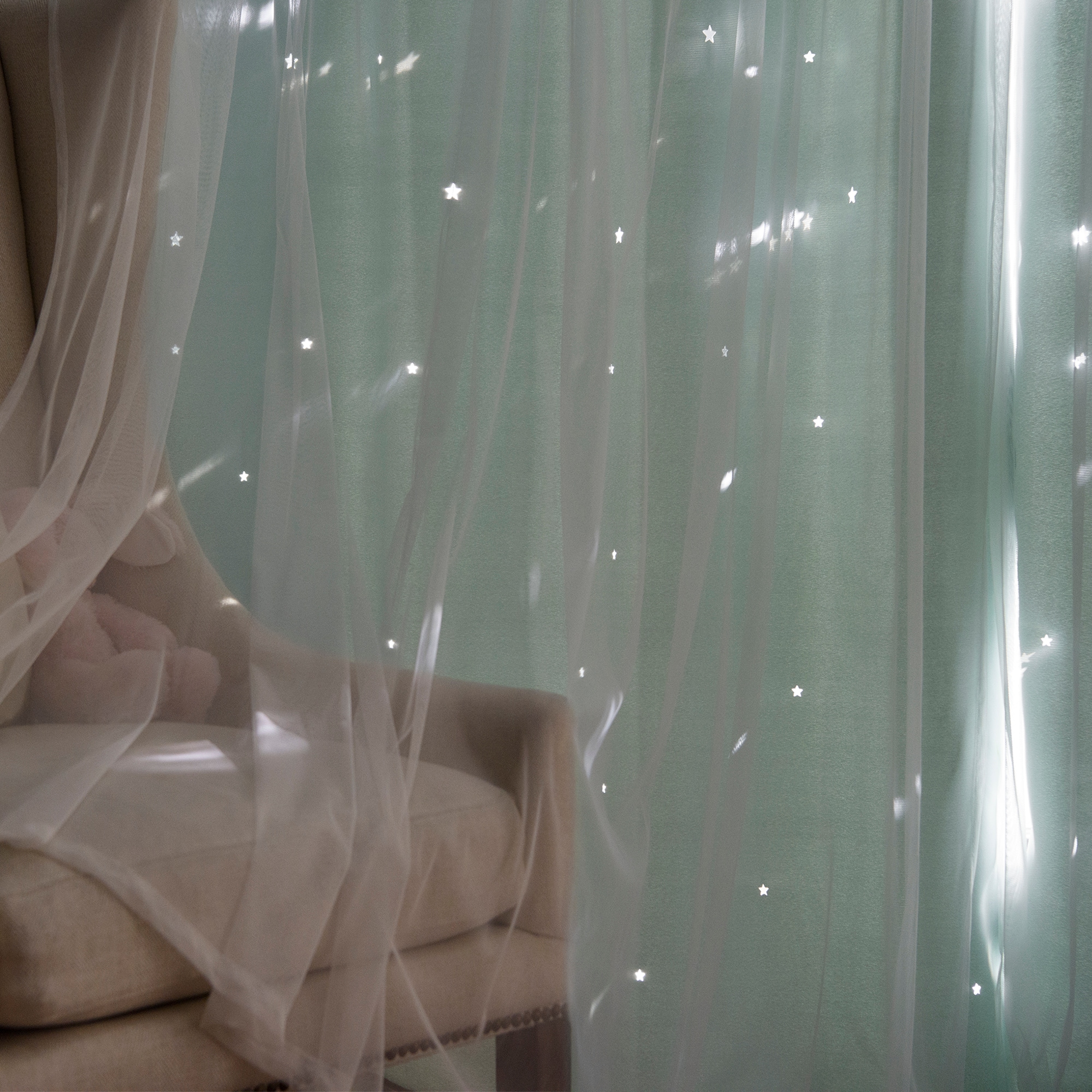 Best Home Fashion YG-04-84-MINT curtains - View #2