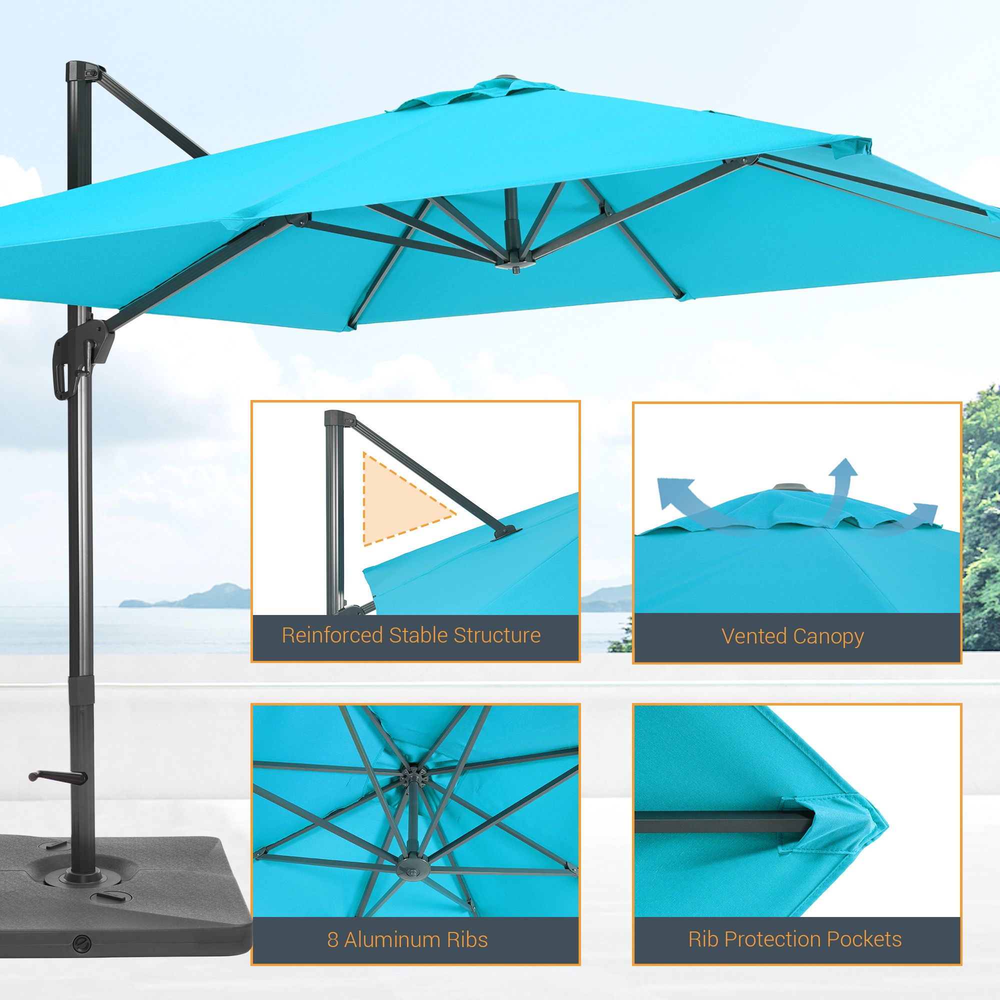 Sonkuki SD-ZD33-LB Umbrellas-2 - View #4