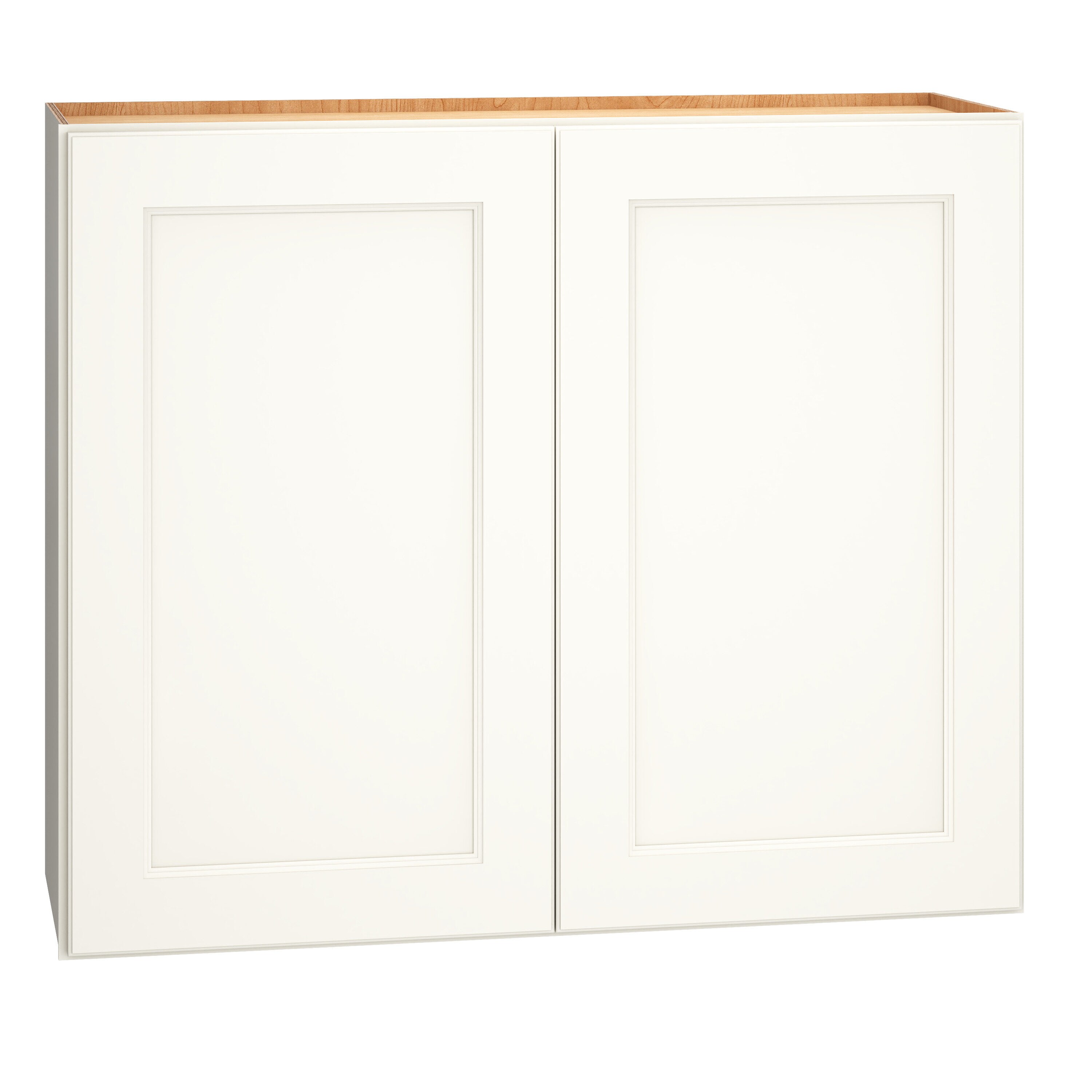 Diamond Express 325 W3630 Macaulay 36-in W x 30-in H x 12-in D White Wall Fully assembled Plywood Cabinet (Recessed Panel Square)