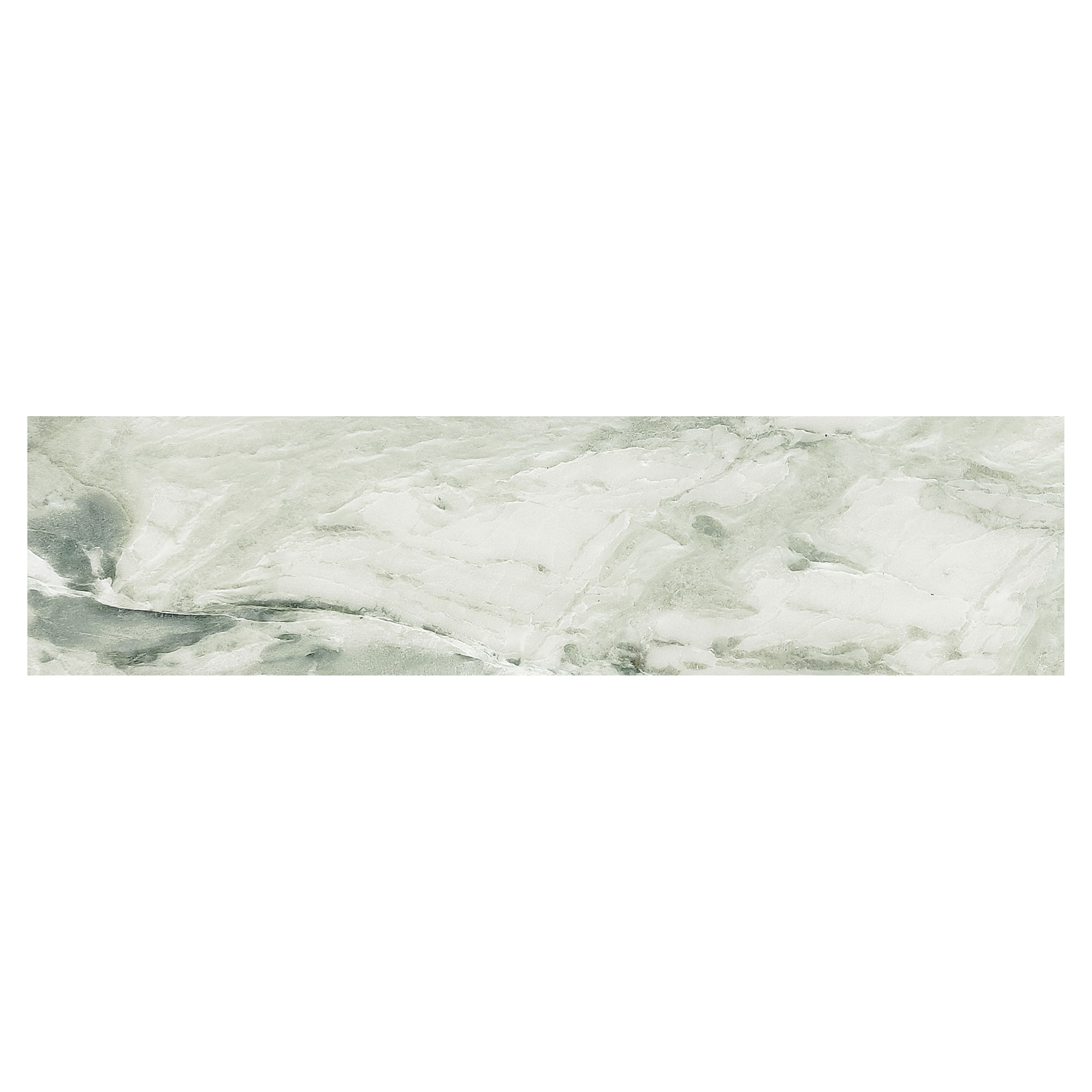 Satori Moscato Argento 3-in x 12-in Honed Natural stone Marble Marble look Mosaic Wall Tile ( 7.43-sq ft / Carton )