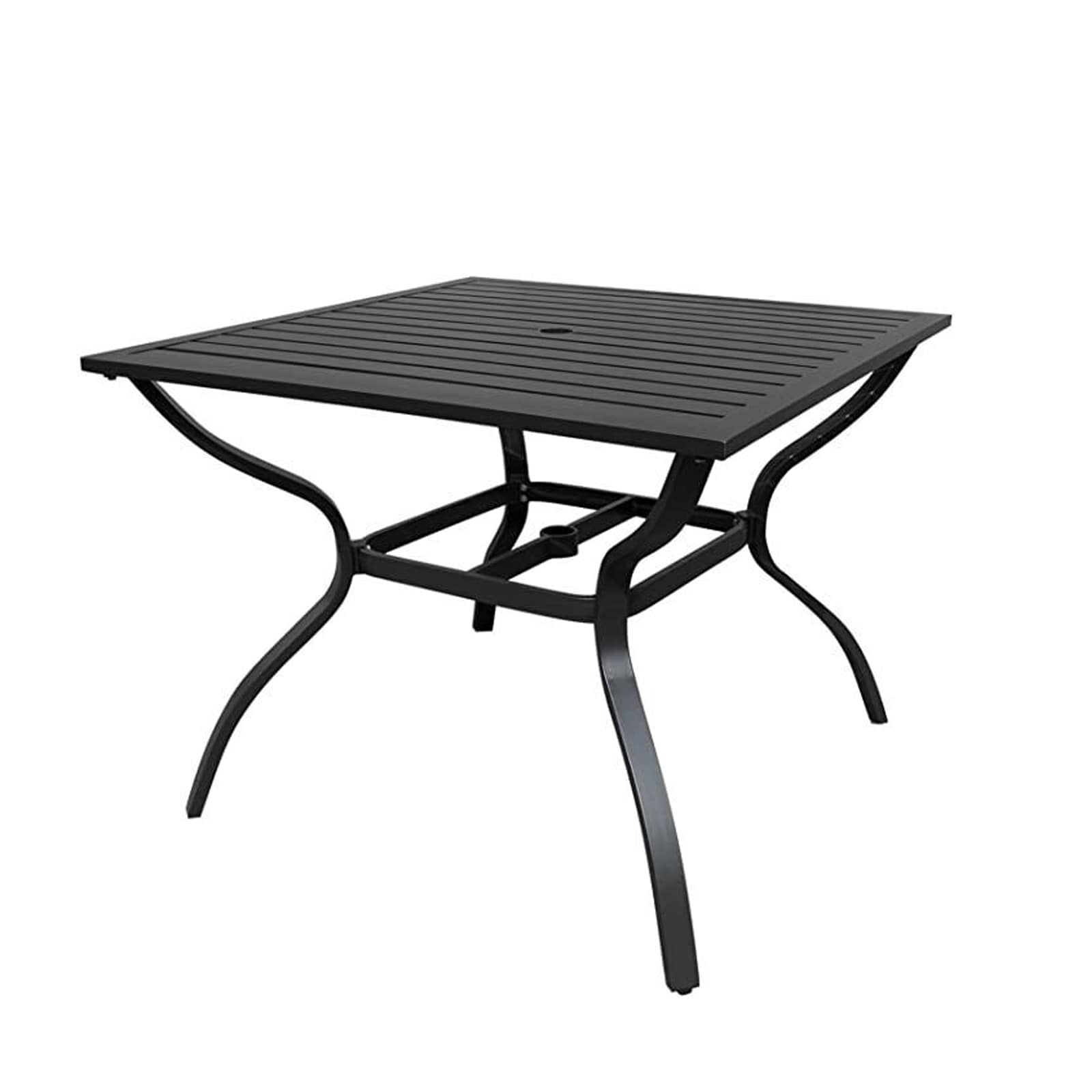 Maocao Hoom MZHAERKU Rectangle Outdoor End Table 16-in W x 20-in L