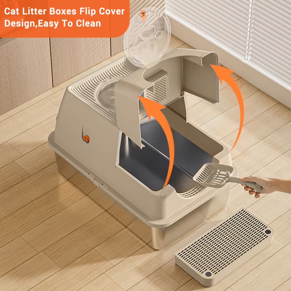 Qeetex WLS-PPS-334G3FCJ Cat-Litter-Box - View #4