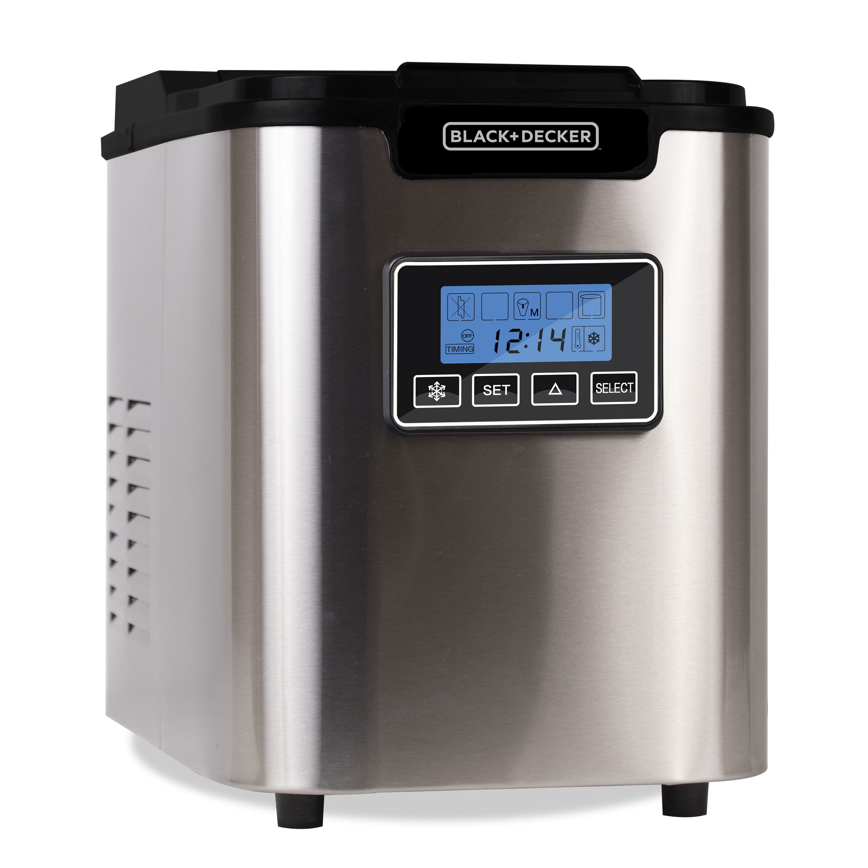 BLACK+DECKER Countertop Ice Maker, 26 lb. Ice Machine 