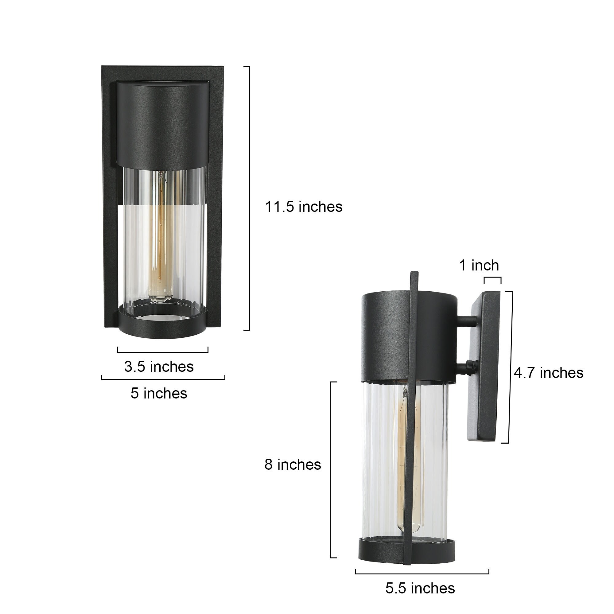 Uolfin NVFFAI-LWS2754D-U8 Outdoor-Wall-Lighting - View #5