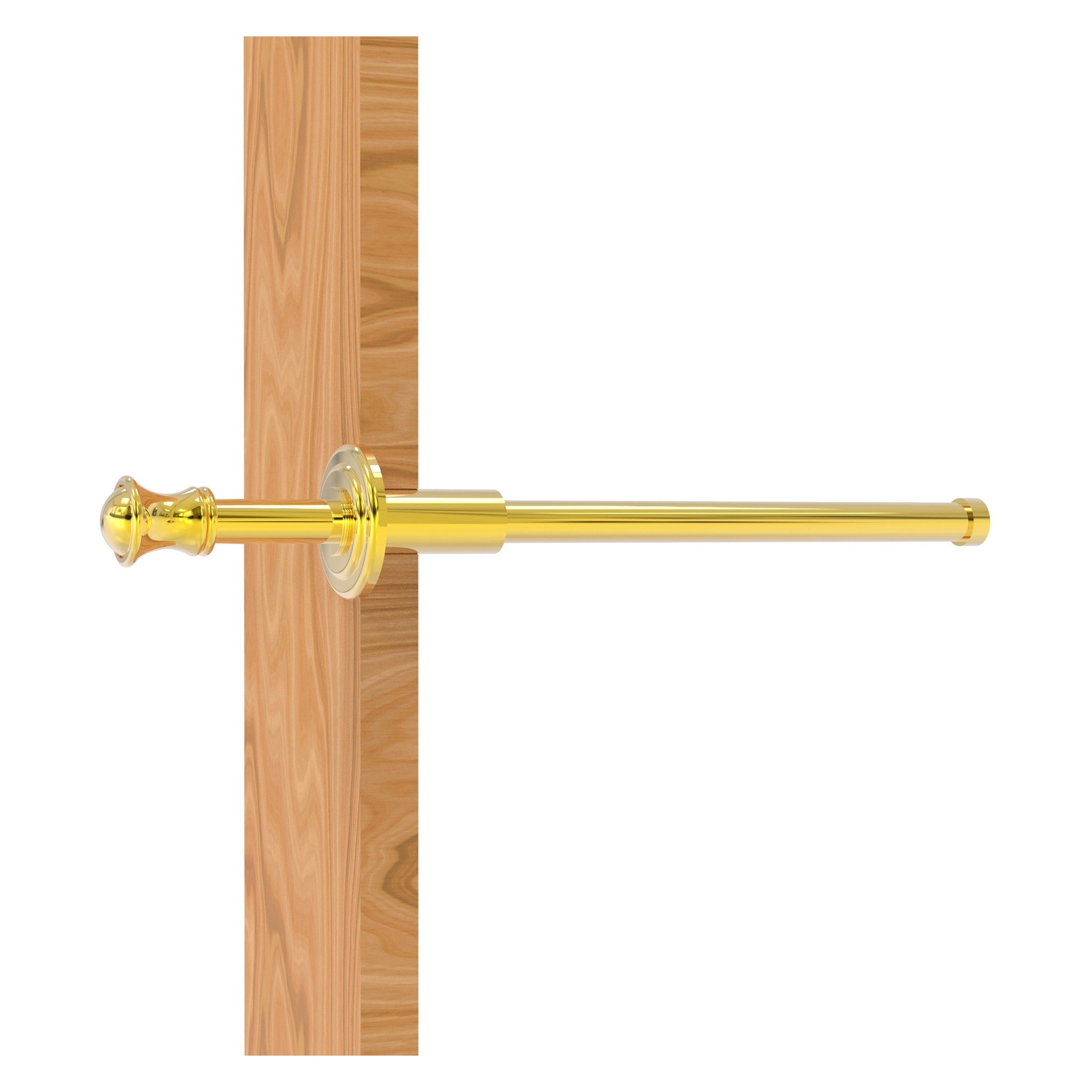 TRADITIONAL FRONT FIXING HOOK POLISHED BRASS – Handles Inc.