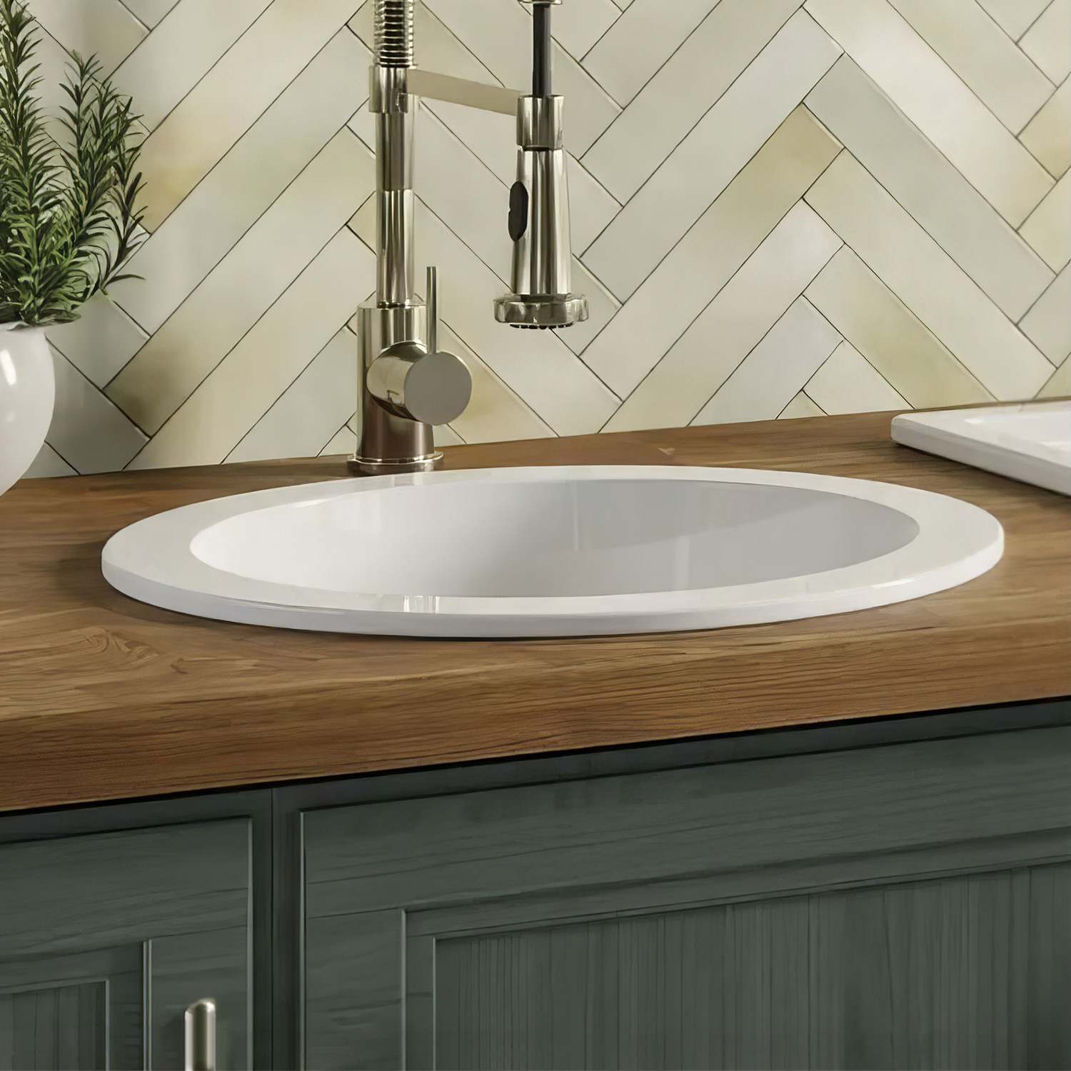 Whitehaus Collection WHE1818R Kitchen-Sinks - View #3