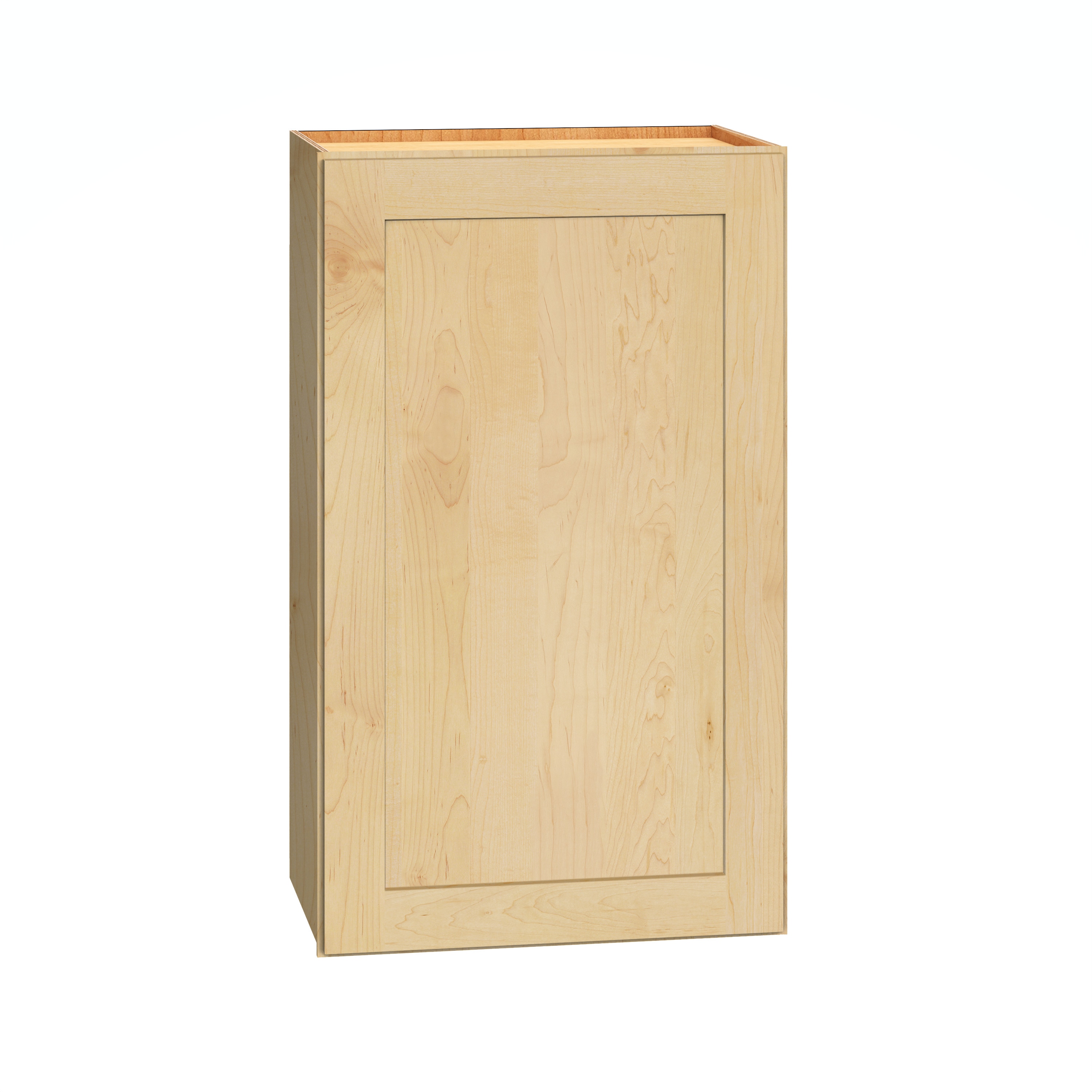 Diamond Express 62J-W1830R Jamestown 18-in W x 30-in H x 12-in D Natural Light Brown Wall Fully assembled Plywood Cabinet (Recessed Panel Shaker)