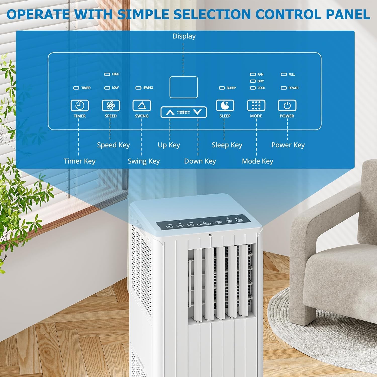 Qeetex LSAPHO0XHWW41K Portable-Air-Conditioners - View #5