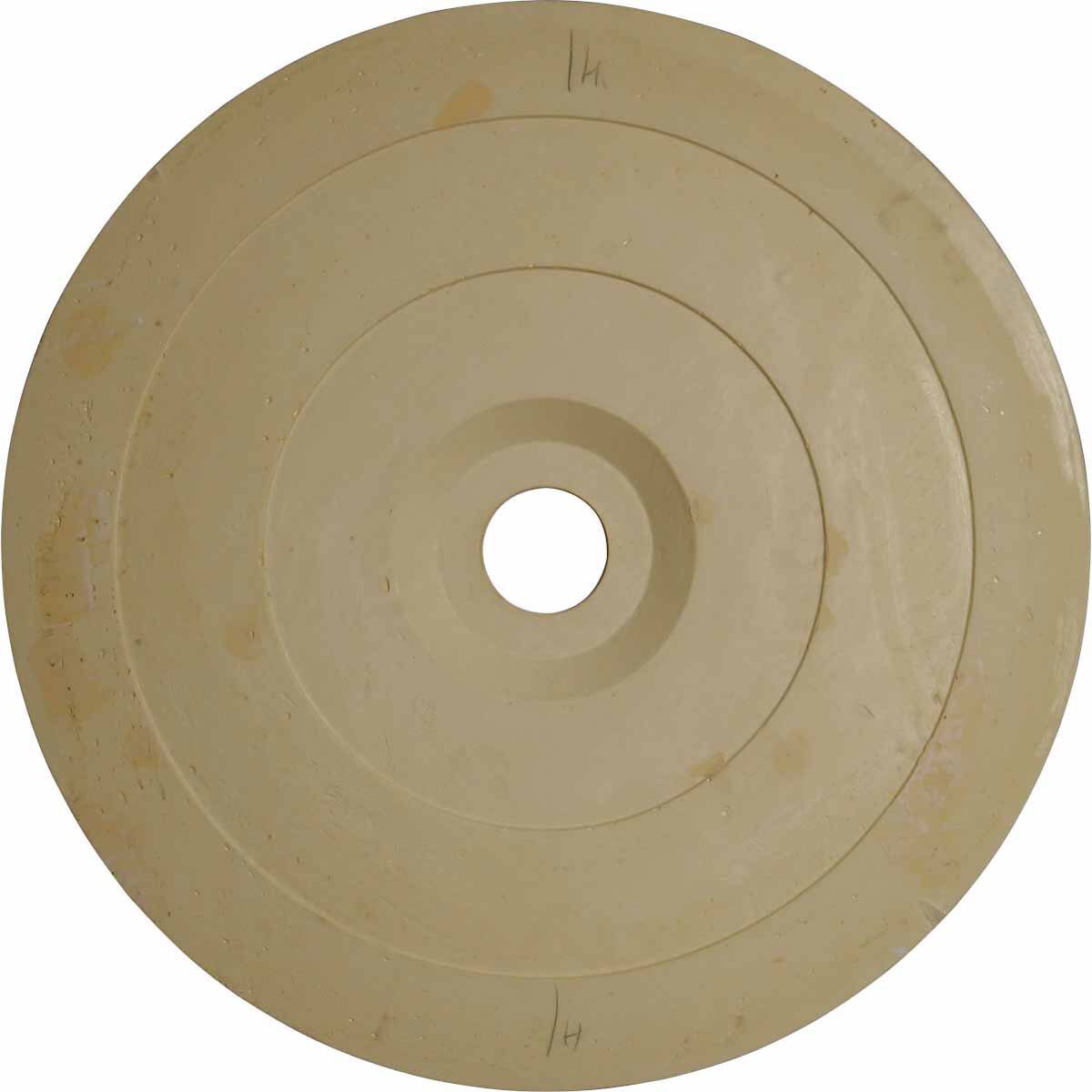 Palmetto 31.5" White Polyurethane Ceiling Medallion