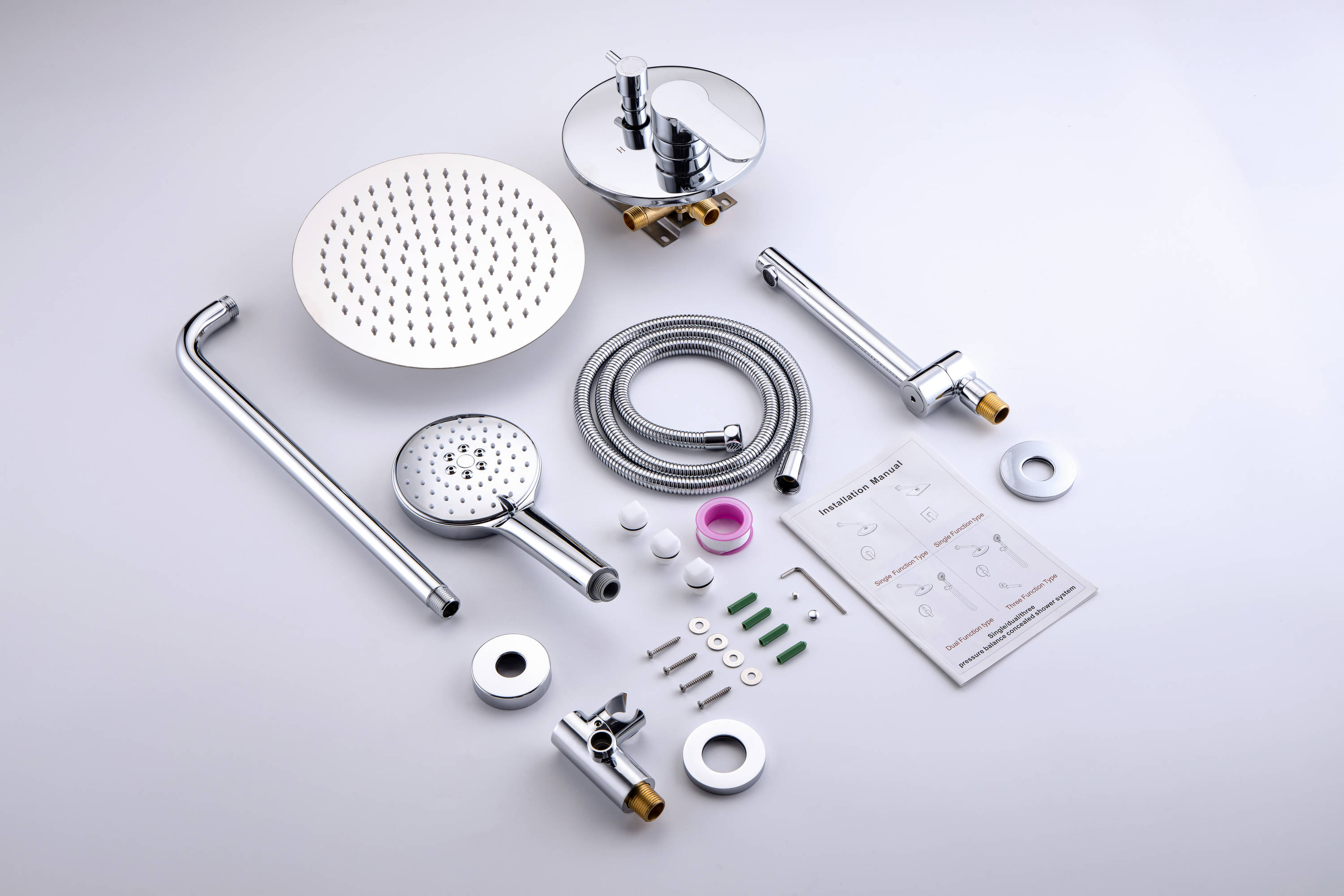 WELLFOR DB-03BF10PC Tub-Shower-Faucets - View #6