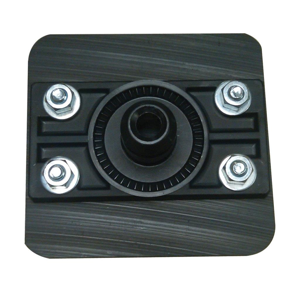 Johnny Ray Sports JR-400HLP-T Swivel Top/Mounting Plate Assembly for Push Button Style Mounting Base